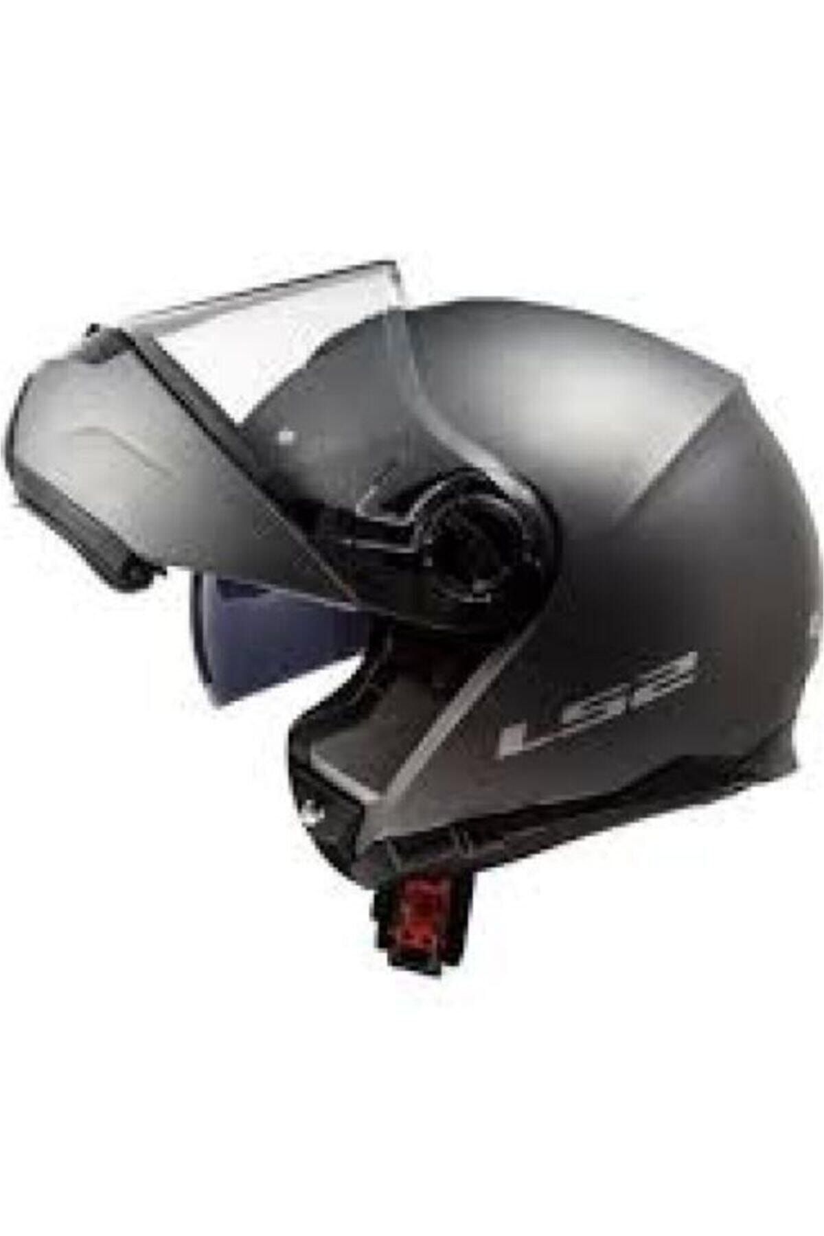 LS2 Ff325 Strobe Mat Tıtanium Kask