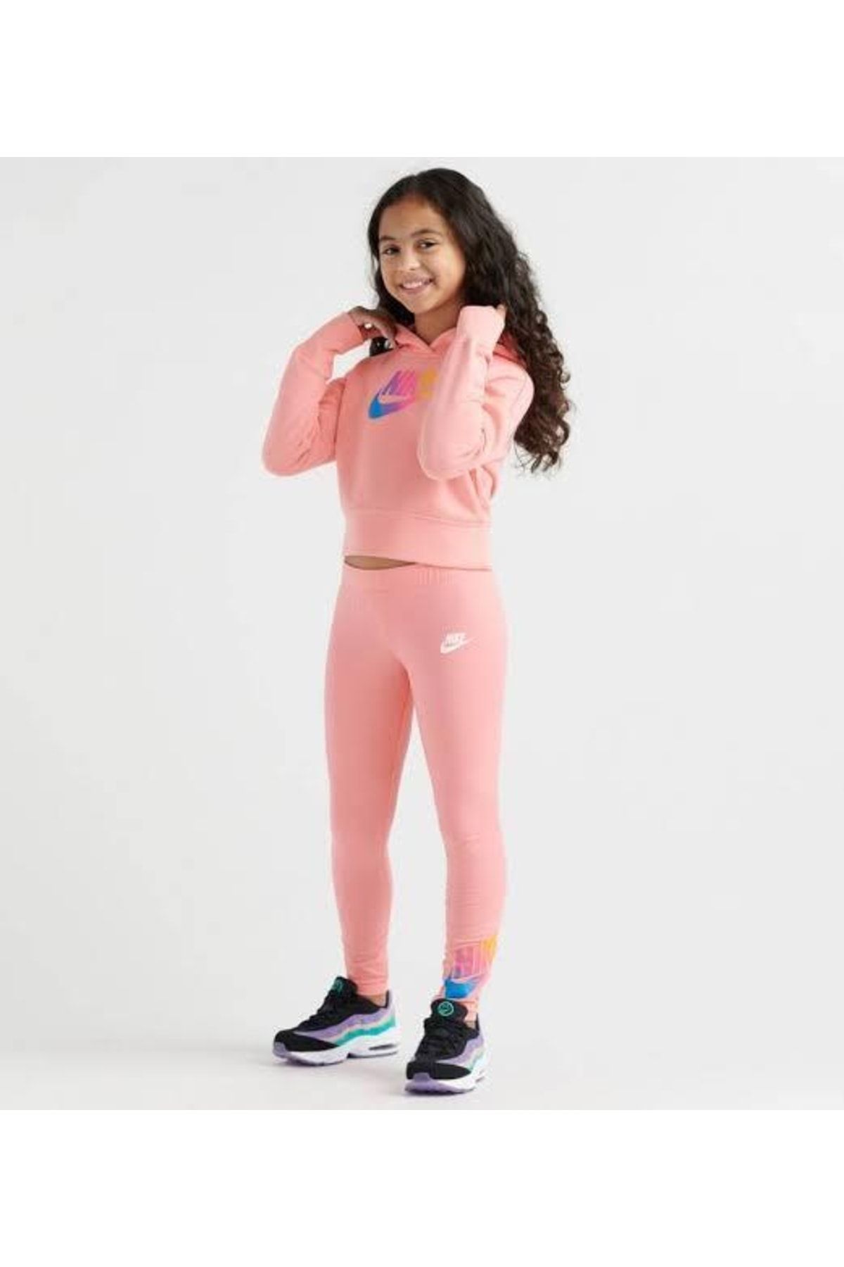 Nike Sportswear Kız Çocuk Kısa Sweatshirt Cj6937-668
