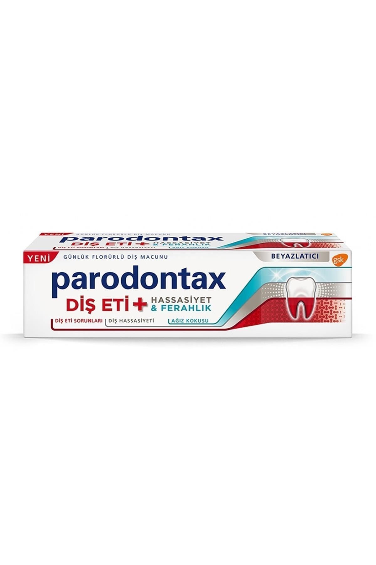 Parodontax Diş Eti+ Hassasiyet Ve Ferahlık Beyazlatıcı Diş Macunu 75 Ml