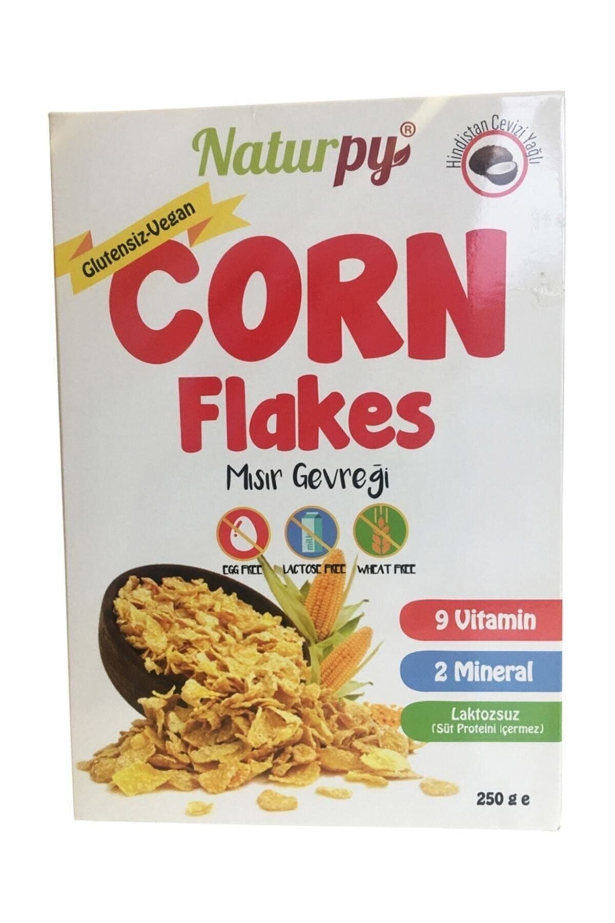 Naturpy Glutensız Corn Flakes Mısır Gevreği 160 Gr Vegan