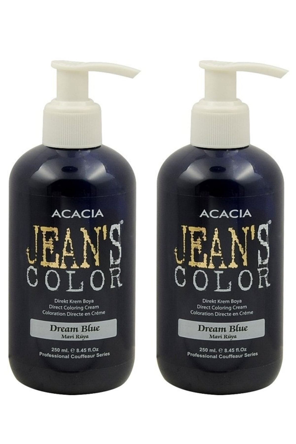 Acacia Jean's Color Saç Boyası Mavi Rüya 250 Ml 2 Adet