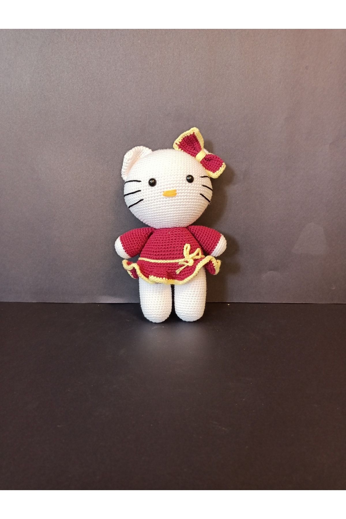 SİHİRLİ KIRTASİYE Amigurumi Hello Kitty Oyuncak Örgü