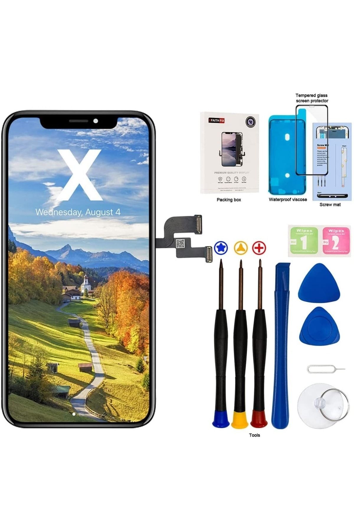 MGDTECH Iphone X  Uyumlu Aaa Kalite 1. Sınıf Oled Ekran