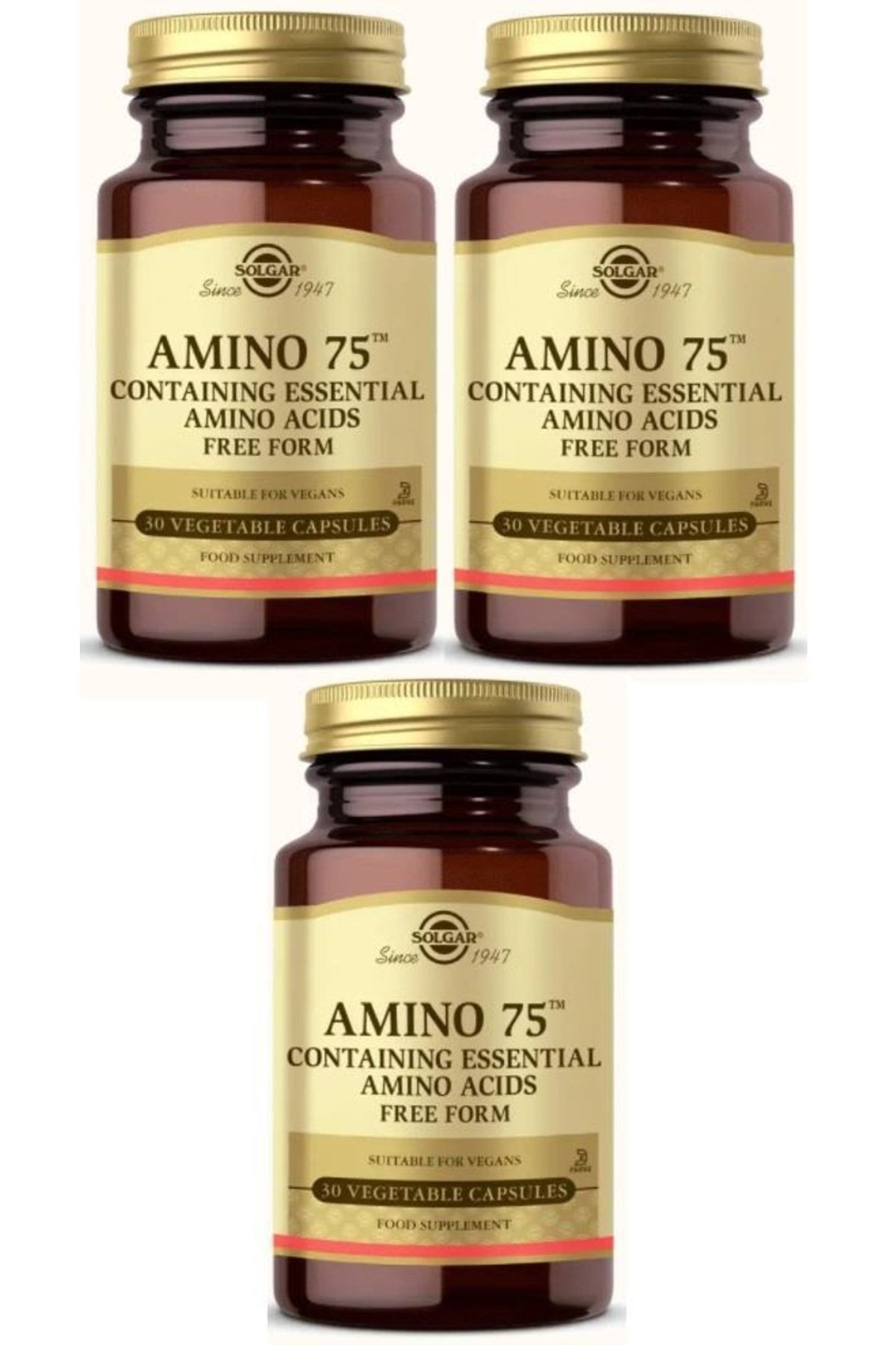 Solgar Amino 75 (essential Amino) 30 Kapsül 3 Adet