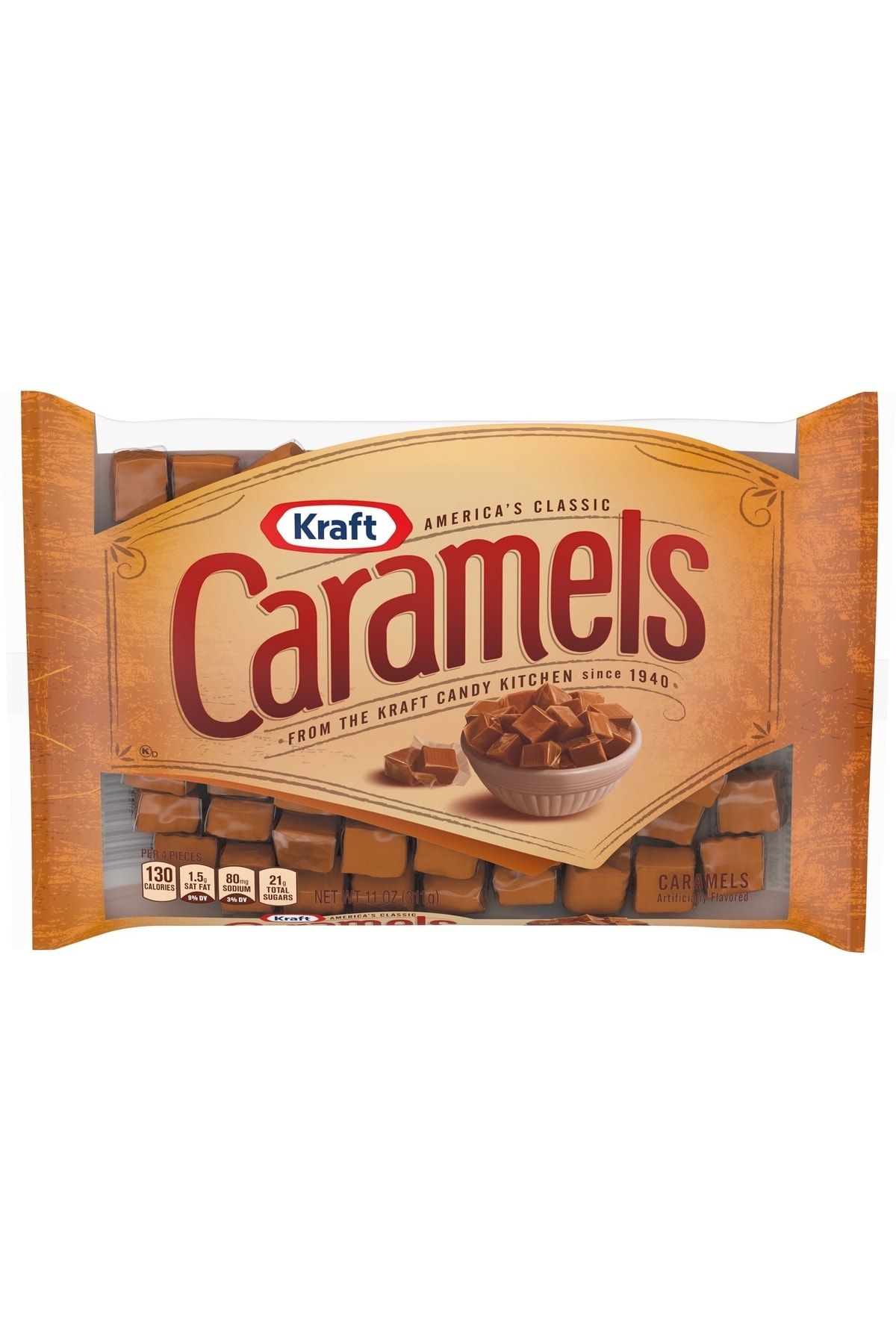 Kraft Caramels Candy 311 Gr.