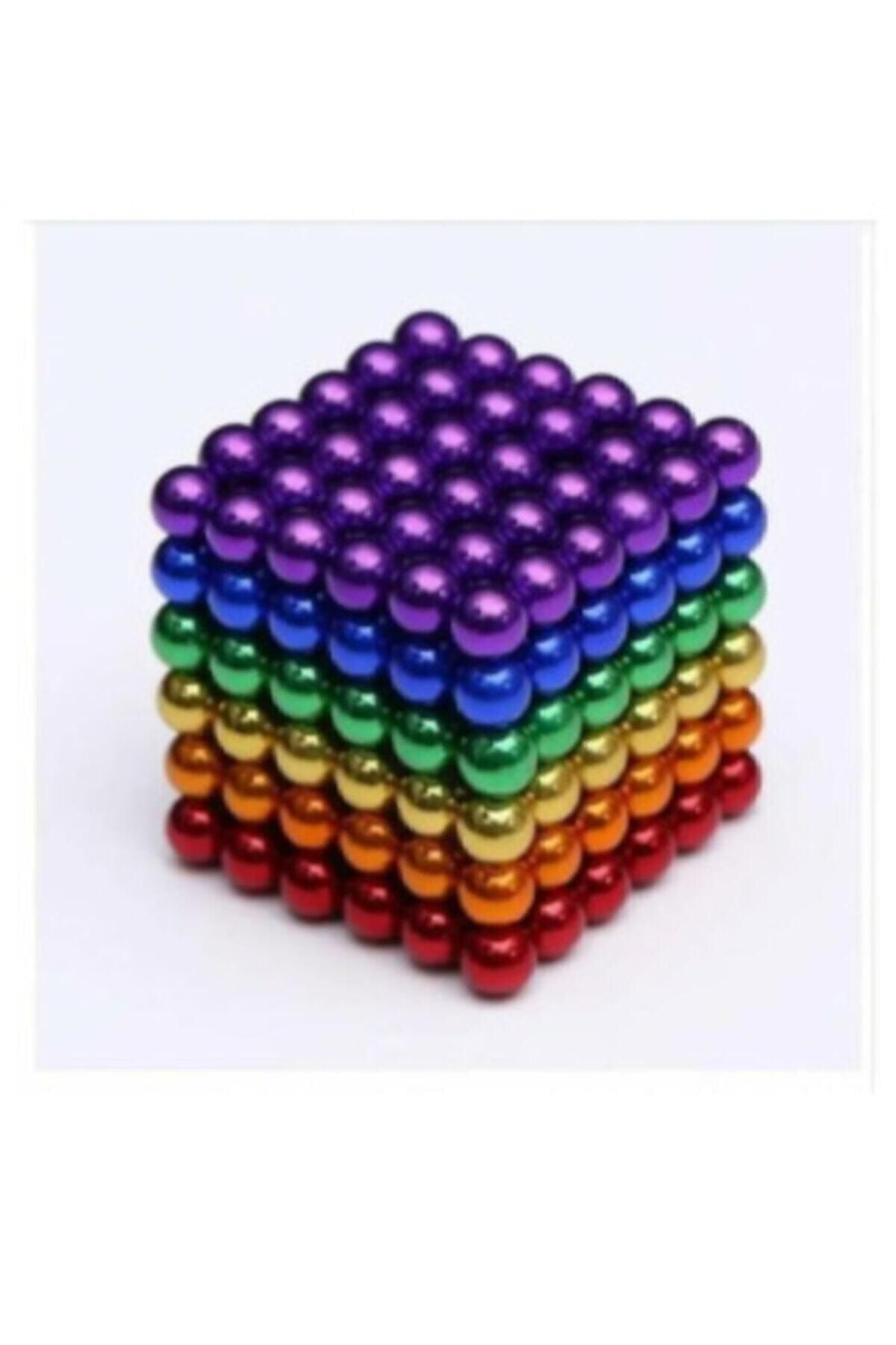 Genel Markalar Neodyum Mıknatıs 6 Farklı Renkli Sihirli Manyetik Toplar 216 Parça