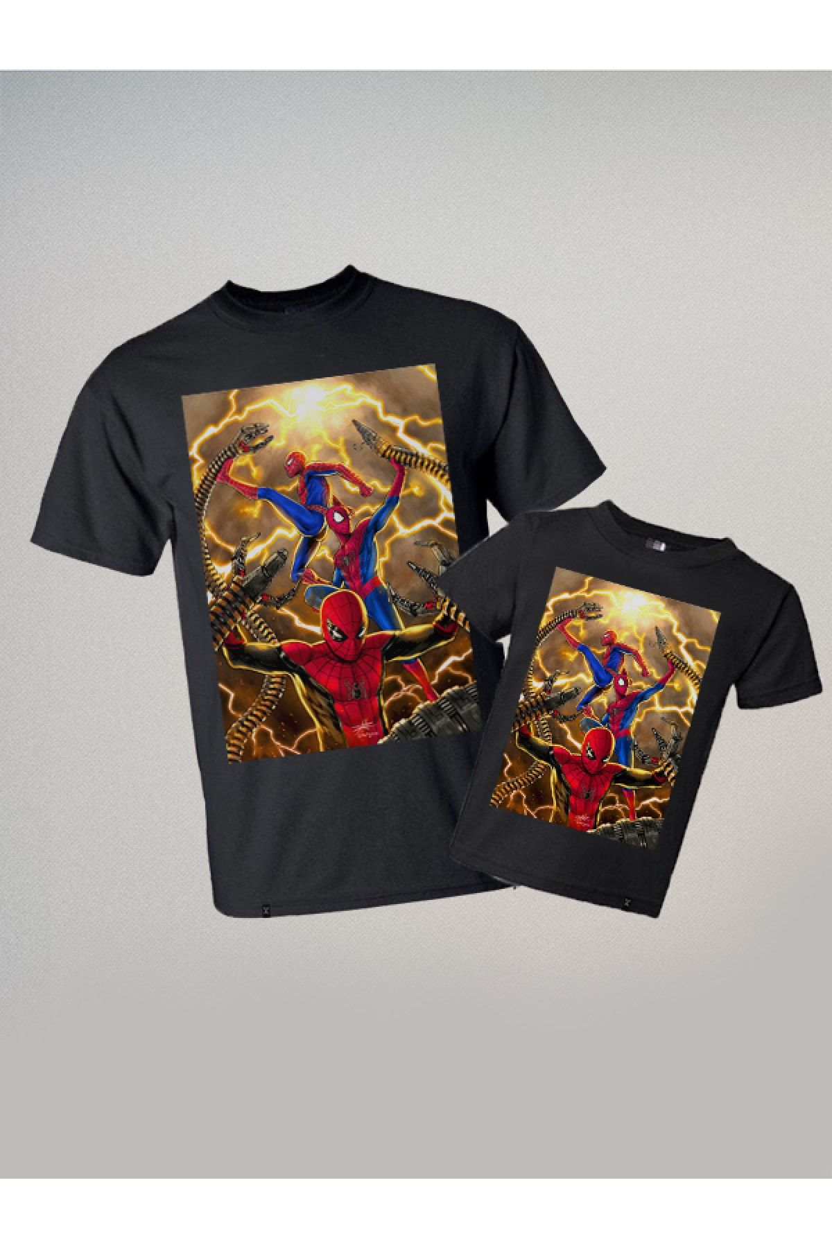 Darkia Spiderman Örümcek Adam Özel Tasarım Baskılı Unisex Tişört