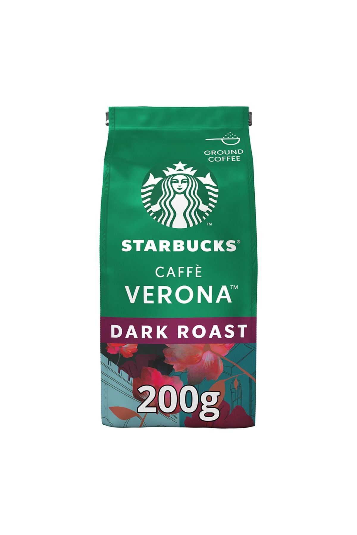 Молотый кофе 200 грамм. Кофе Старбакс Verona. Молотый кофе Starbucks Dark Roast 200гр. Кофе в капсулах Starbucks Caffe Verona.