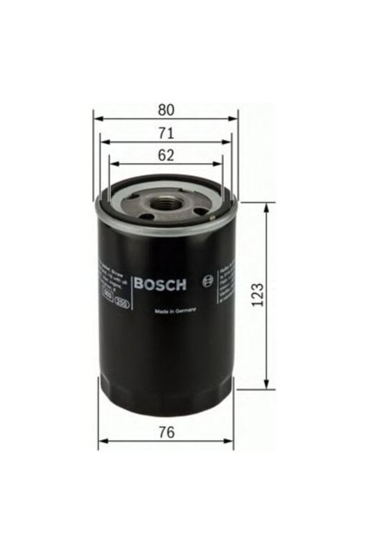 Bosch Yağ Filtresi Caddy Uyumlu