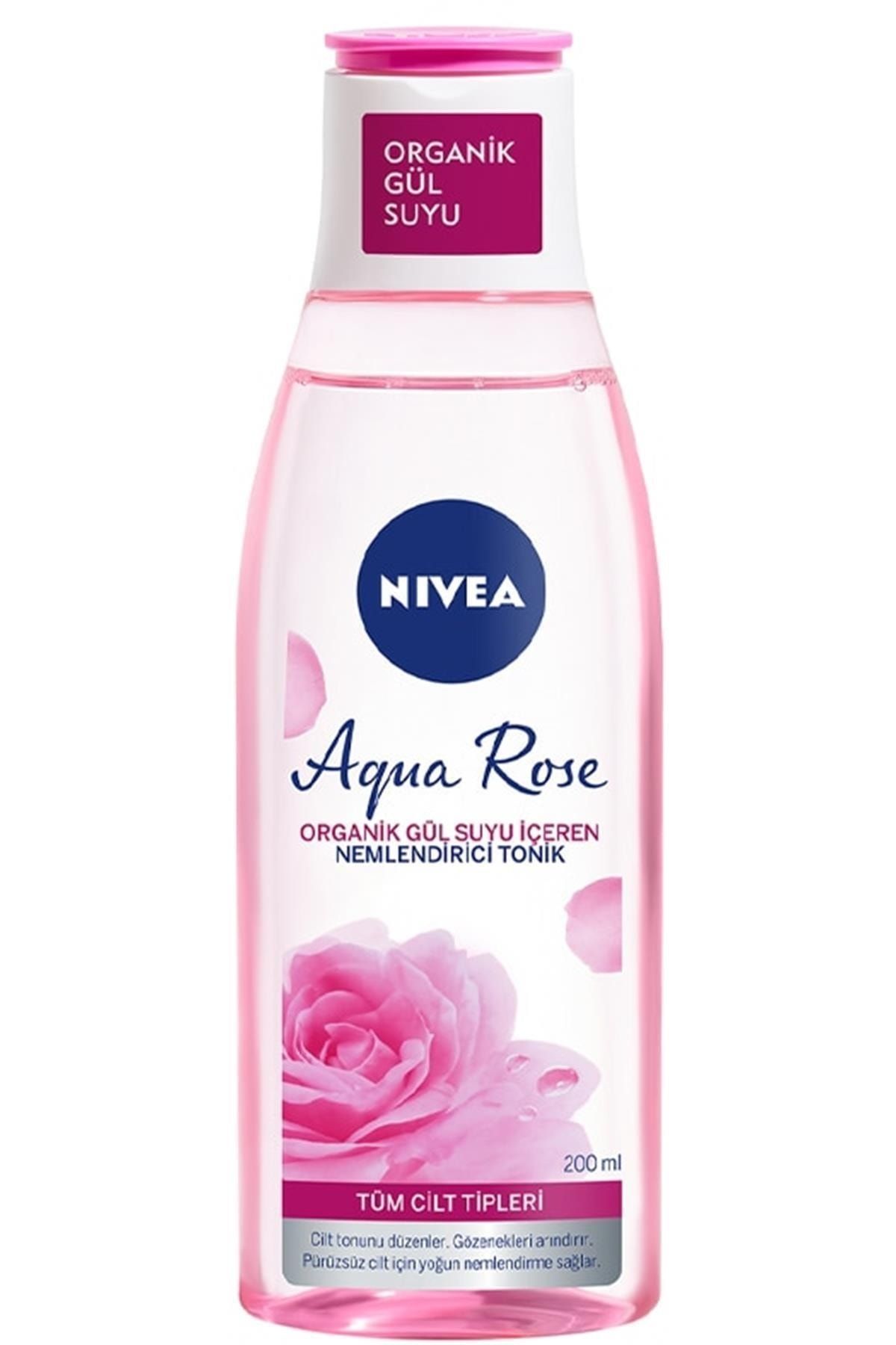 NIVEA Aqua Rose Organik Gül Suyu Içeren Tonik 200 Ml Kategori: Tonik