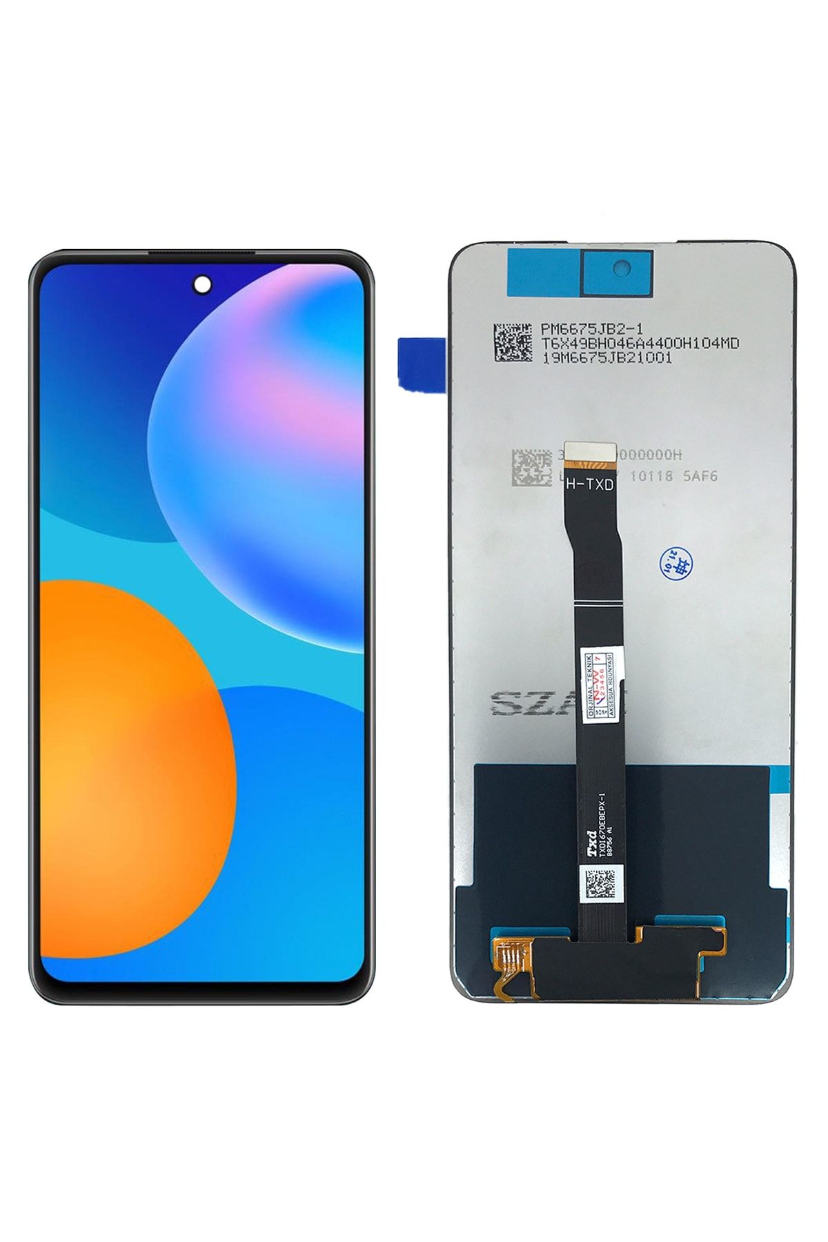 Hizli Mobil Huawei P Smart 2021 Uyumlu Çıtasız Lcd Ekran + Tamir Kiti + Yapıştırıcı