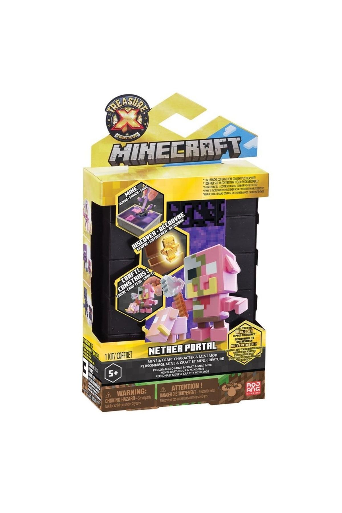 GIOCHI PREZIOSI Trr46000 Tx Minecraft Delüks Figür Hazine Avı - 41642