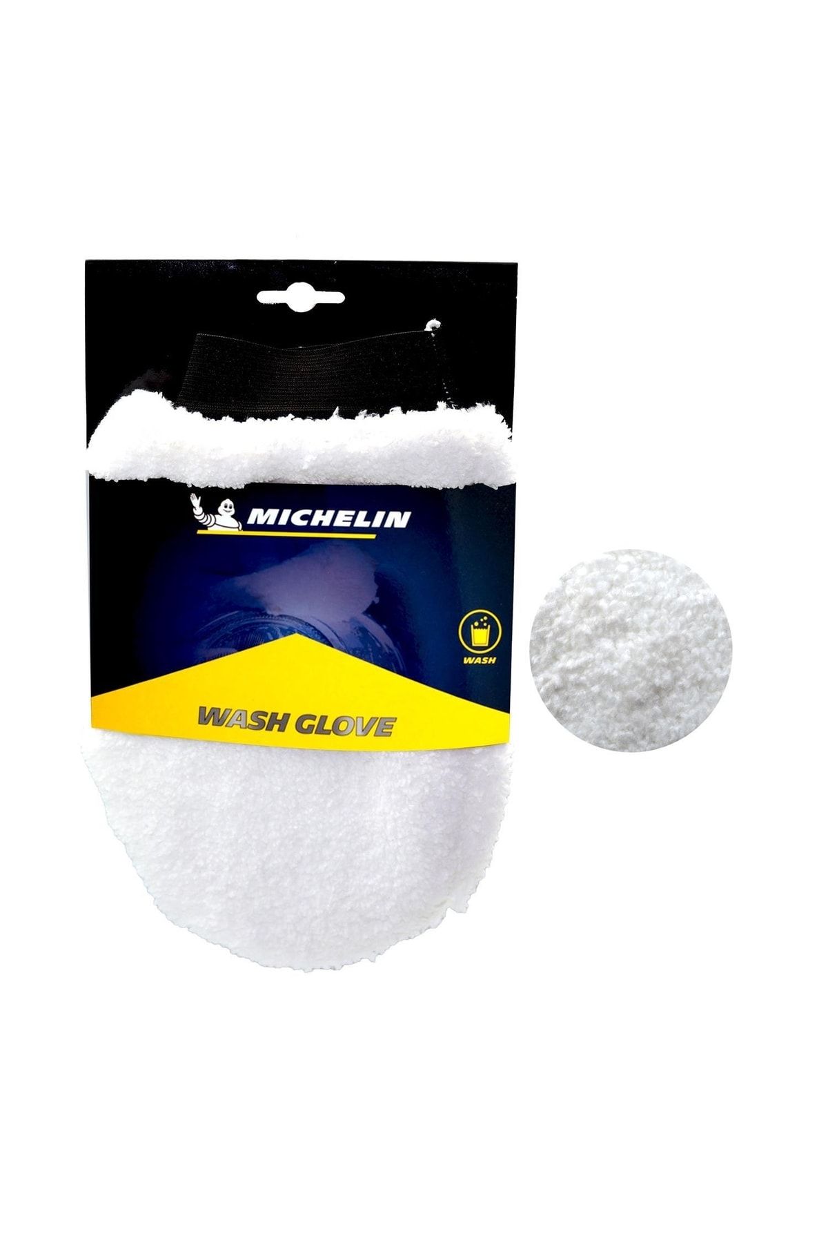 Michelin Mc32507 Uyumlu  Oto Yıkama, Parlatma Ve Cila Eldiveni beyaz