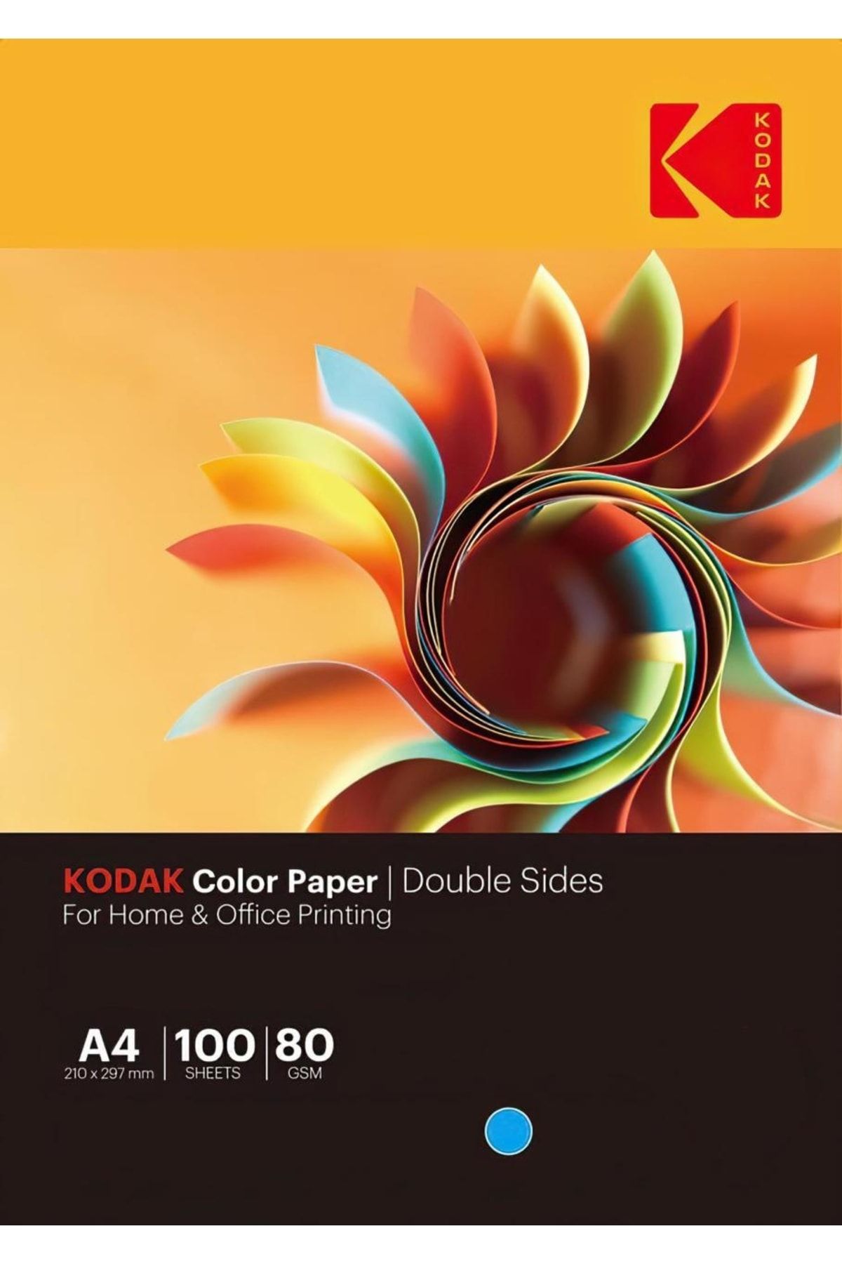 Kodak A4 Renkli Fotokopi Kağıdı 80gr-100 Ad.- Açık Sarı