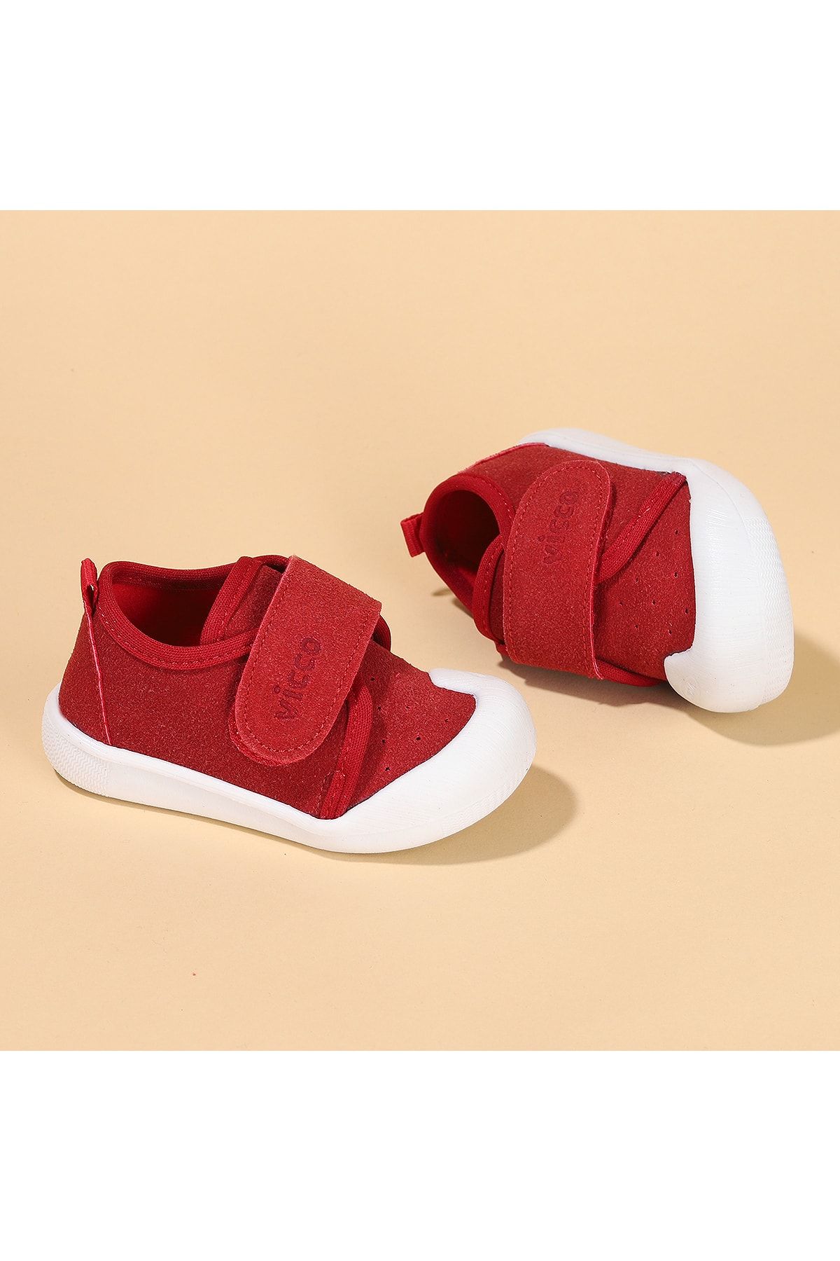 Vicco Kırmızı - 950.e19k.224 Anka Kız/erkek Bebek Ilk Adım Ayakkabı