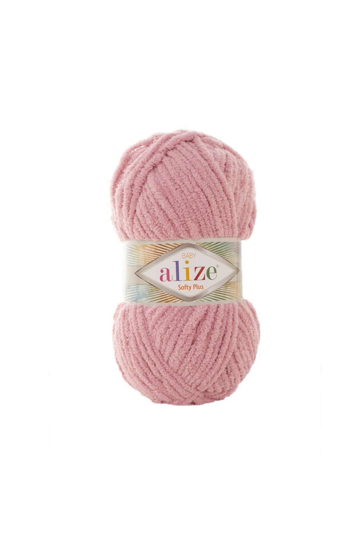 Alize Softy Plus Örgü Ipi - 295 Pembe Gül - 100 Gr. 120 Mt. Ip