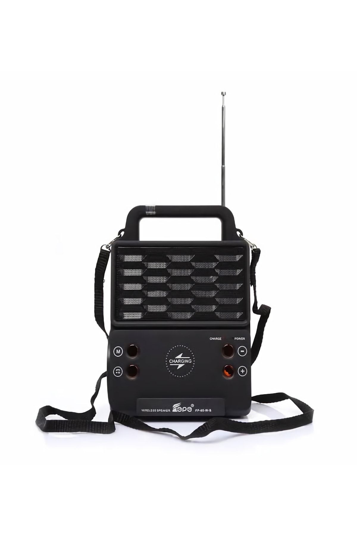 Genel Markalar Solar Panelli Fm Radyo Bluetooth Hoparlör Işıldak Telefon Standlı Speaker Fp-05-w-s-l