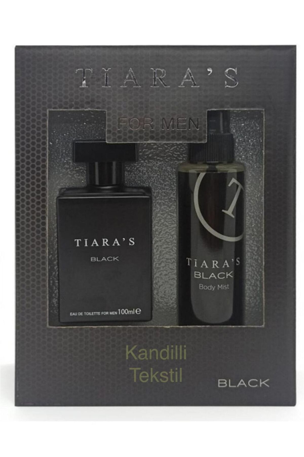 Tiaras Black Edt Parfüm 100 Ml + Body Mist Edc 150 Ml