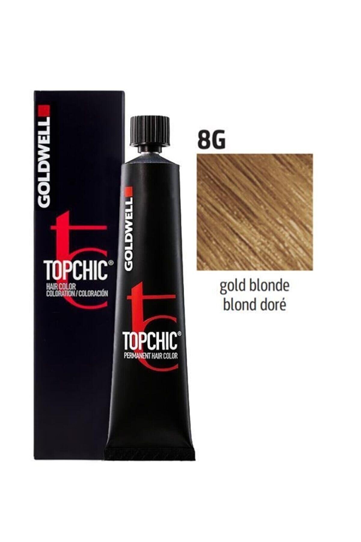 GOLDWELL 8g Açık Kumral Dore Topchich Kalıcı Saç Boyası 60 ml - 8g