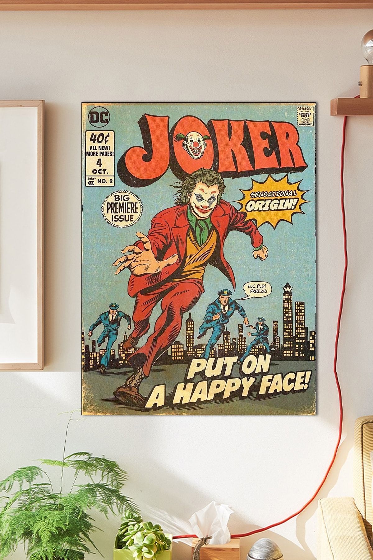 bukashops Joker Duvar Posteri Büyük Boy 45x30 Cm