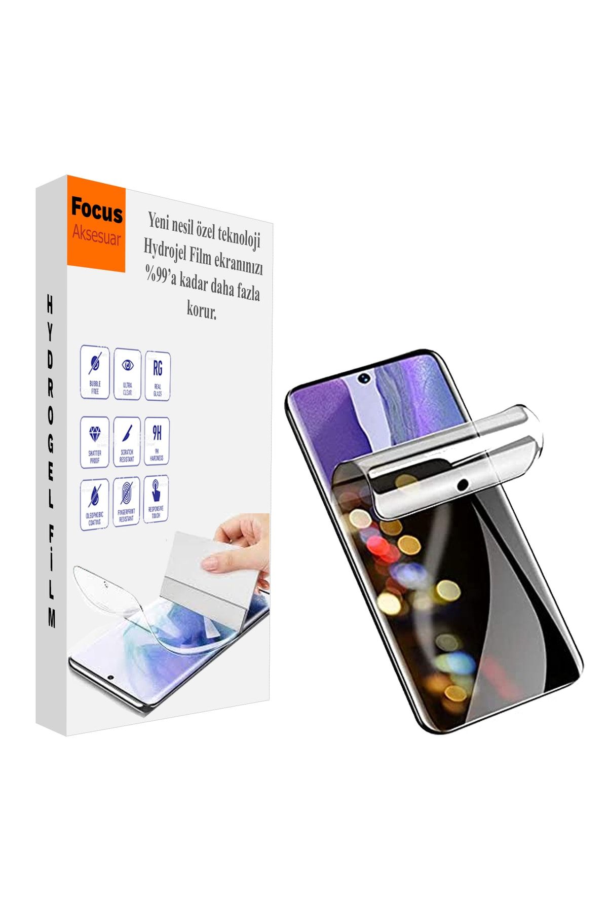 Focus Kaplama Redmi Note 10s Kırılmaz Cam Özel Kesim Hydrogel Film