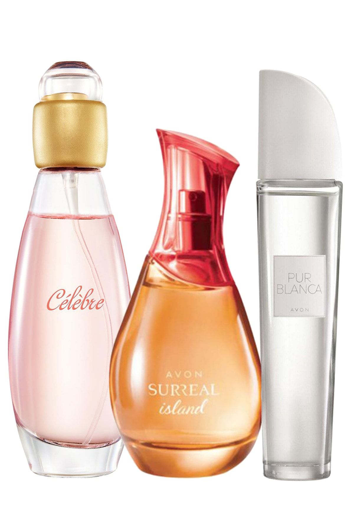 Avon Celebre Pur Blanca ve Surreal Island Kadın Parfüm Seti