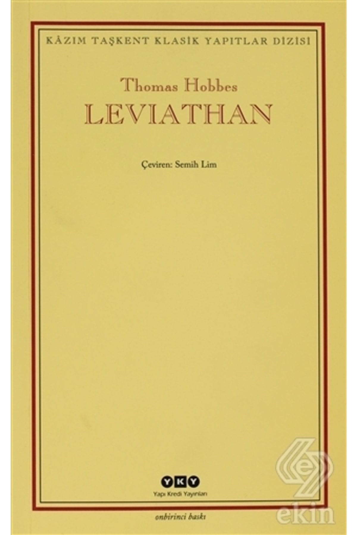 Yapı Kredi Yayınları Leviathan