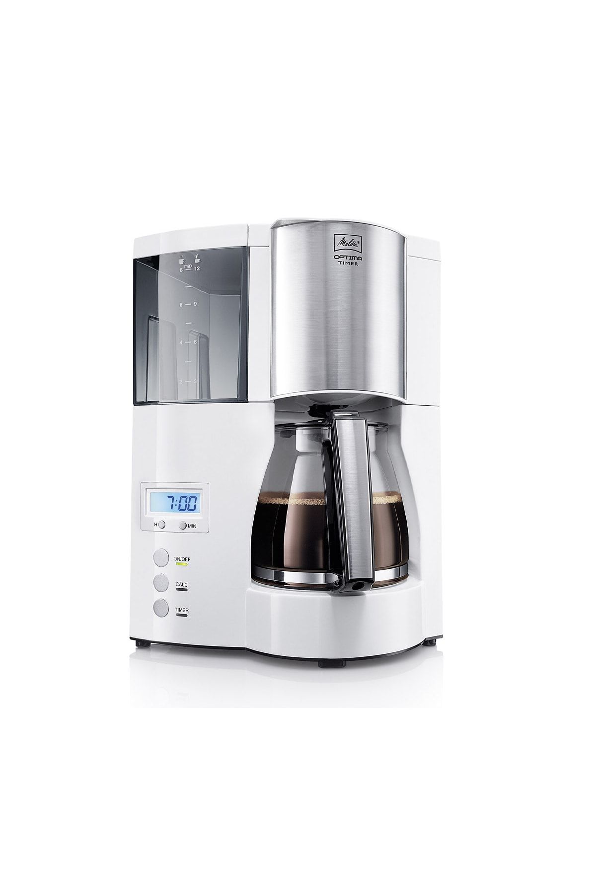 melitta Optima Timer Zaman Ayarlı Filtre Kahve Makinesi Beyaz