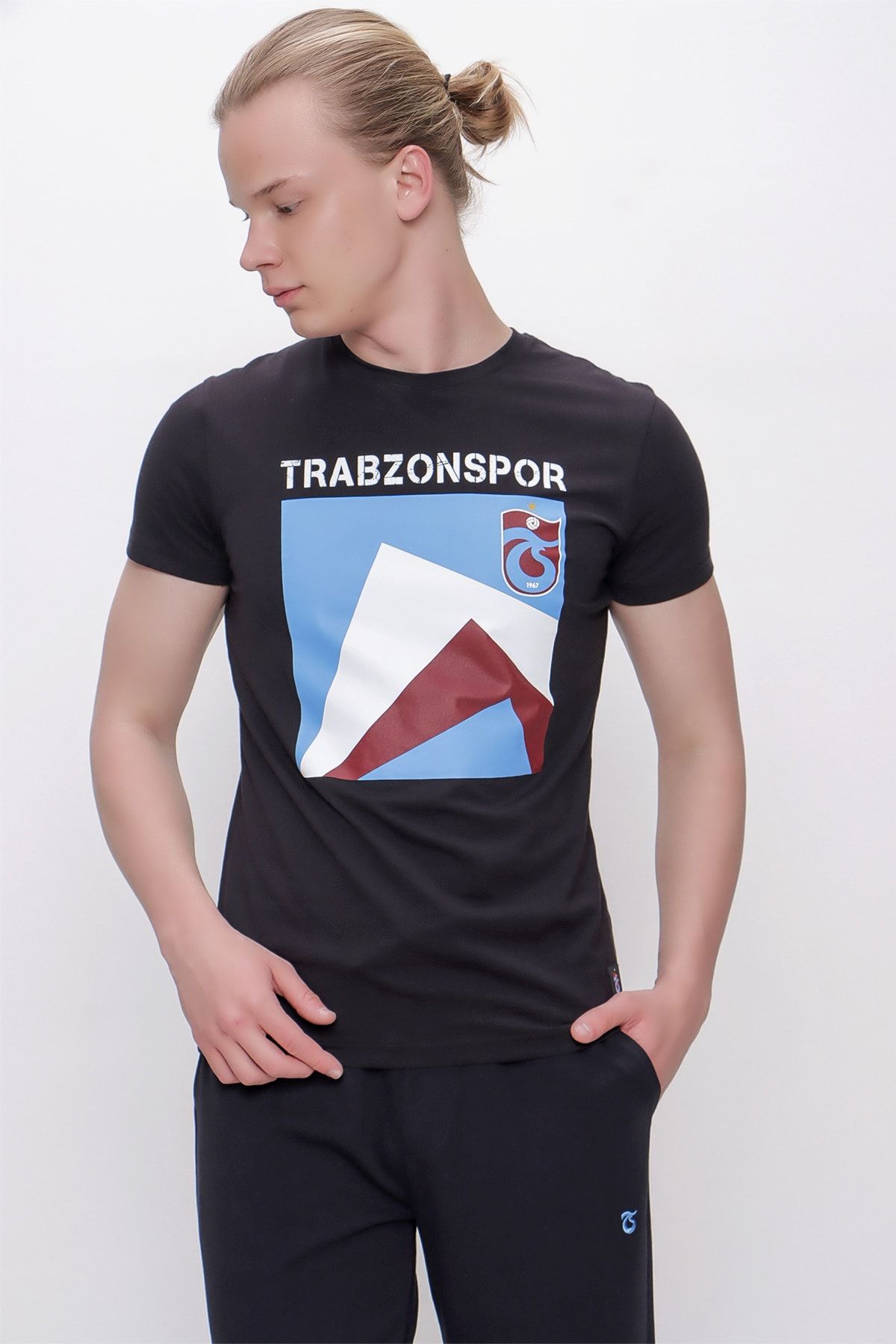 Trabzonspor Tshirt Bisiklet Yaka Transfer Baskılı