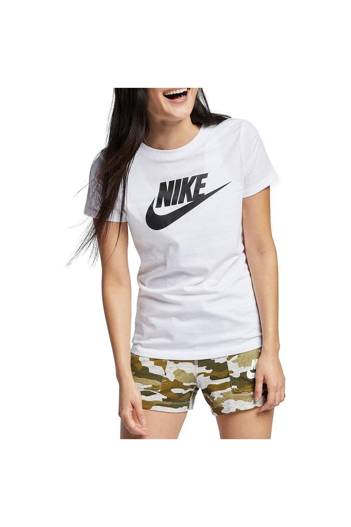 Nike Bv6169-100 Nstee Essntl Icon Futur Kadın T-shirt