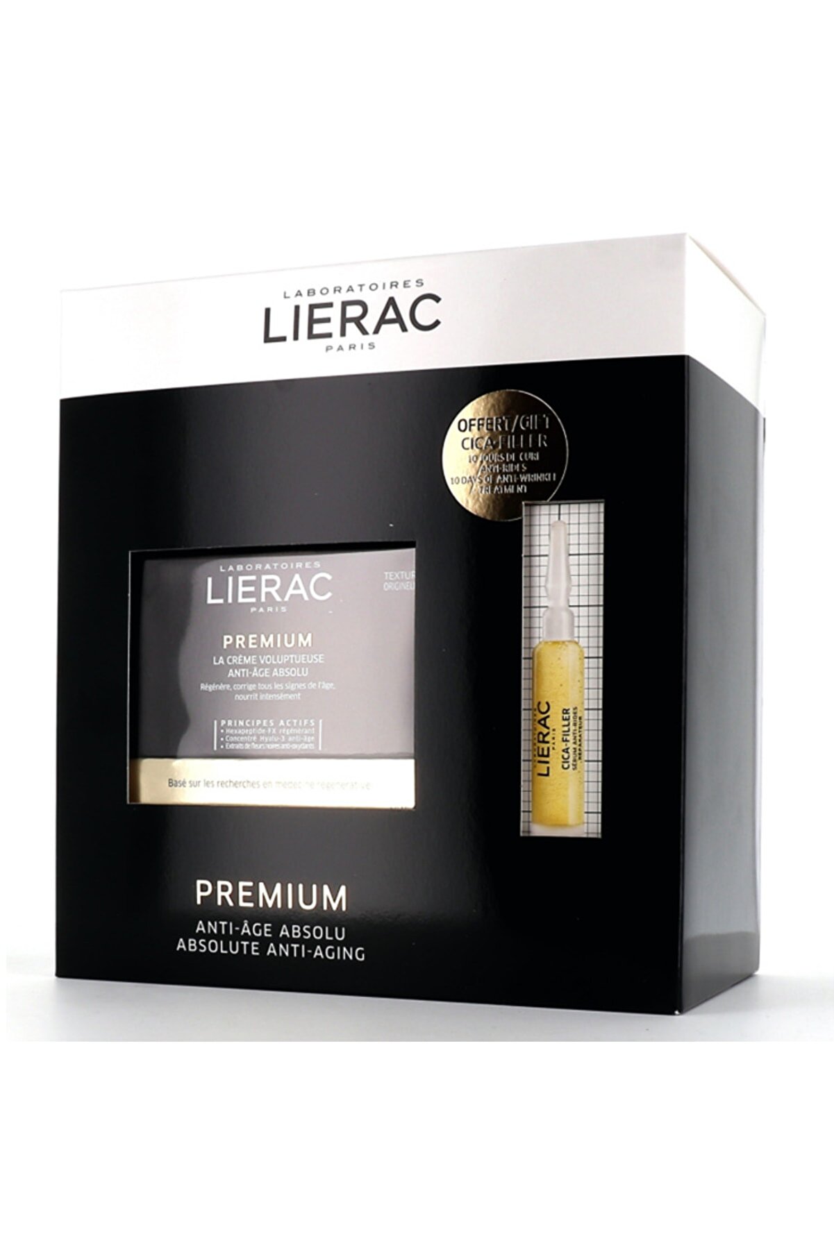 Lierac Premium The Voluptuous Cream 50 ml + Cica-filler Serum 10 ml