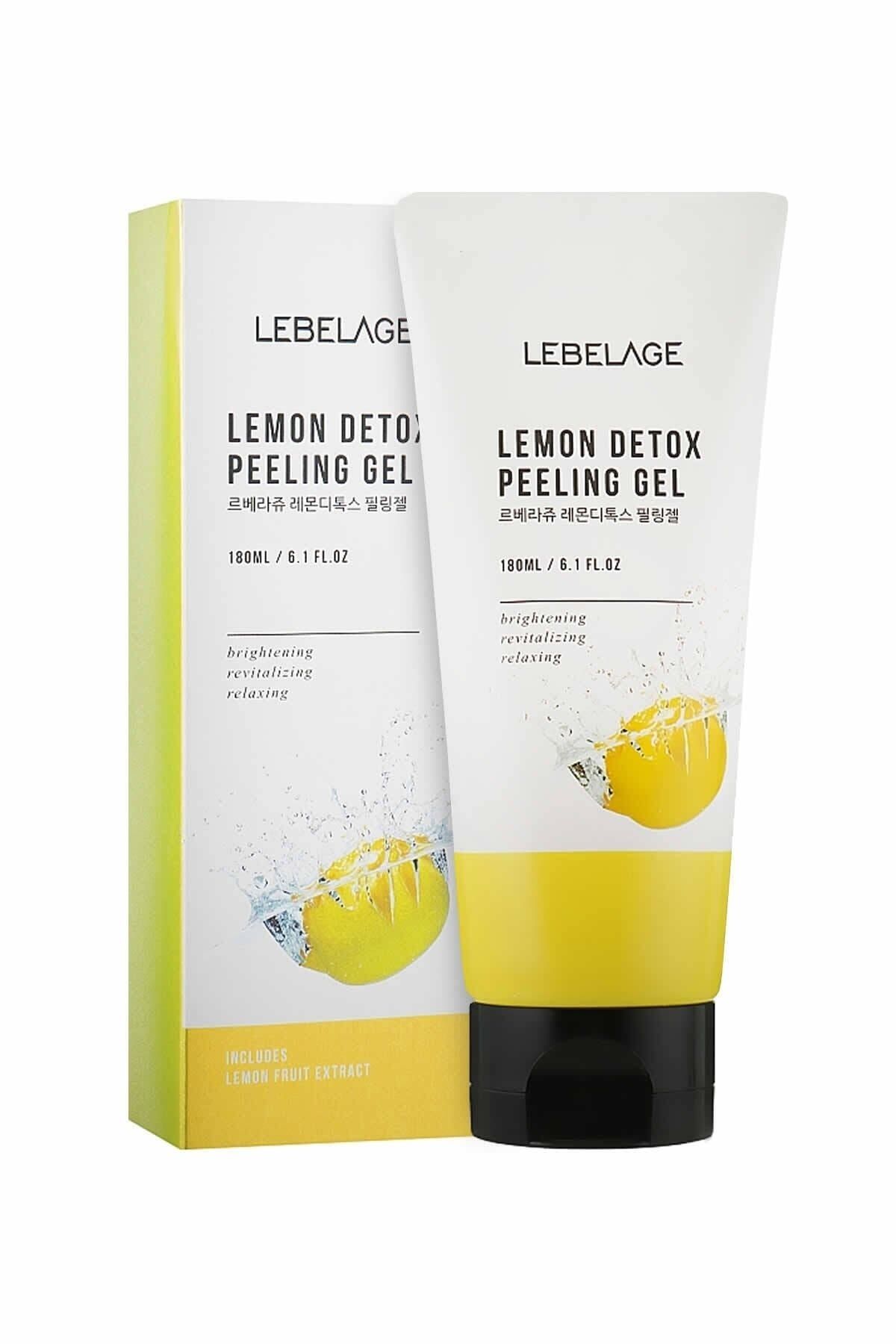 LEBELAGE Aydınlatıcı, Canlandırıcı Detox Etkisi Detox Peeling Jel Lemon Detox Peeling Gel