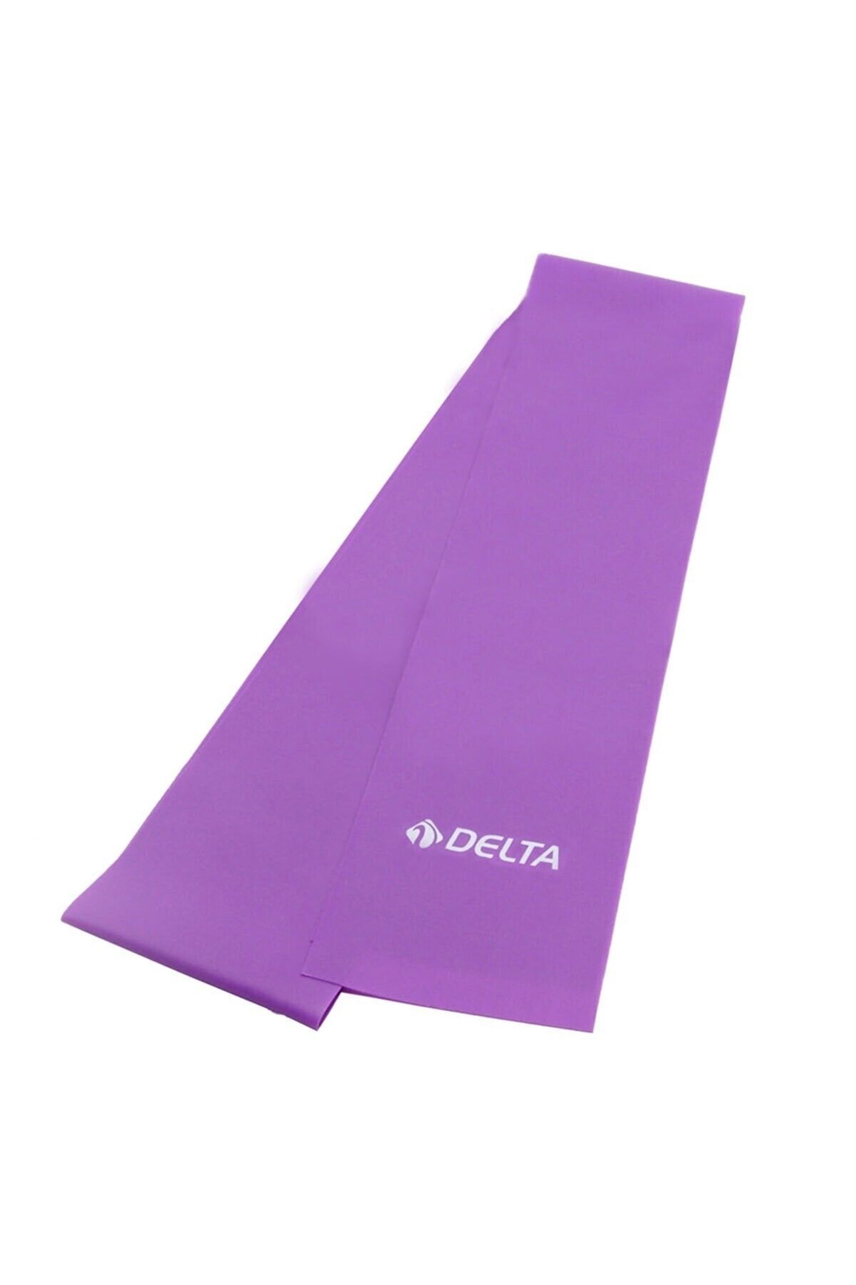 Delta Pilates Bandı Tam Sert 120 x 7,5 Cm Egzersiz Direnç Lastiği (Uç Kısmı Açık)