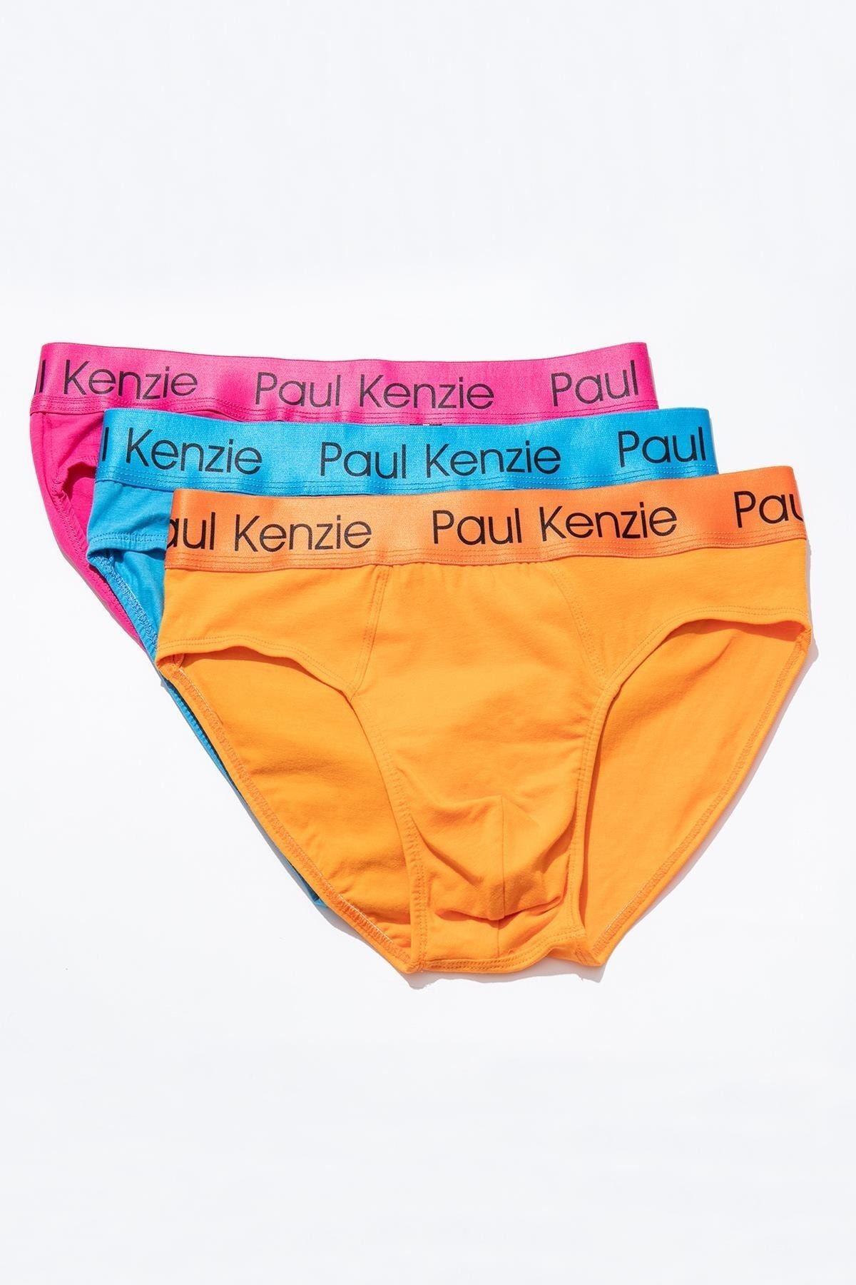 Paul Kenzie Comfort Flex 3'lü Erkek Slip Külot Rainbow