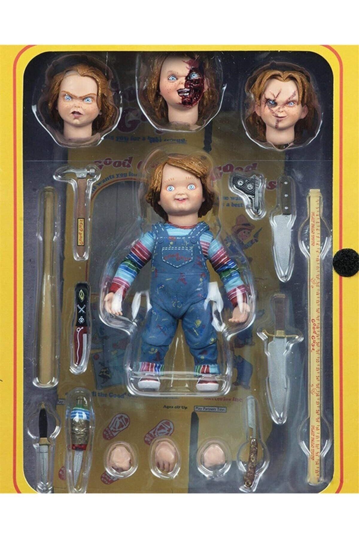 BENİMOLMALI Child's Play Bride Of Chucky, Chucky Çaki Oyuncak Bebek, Action Figure Chucky