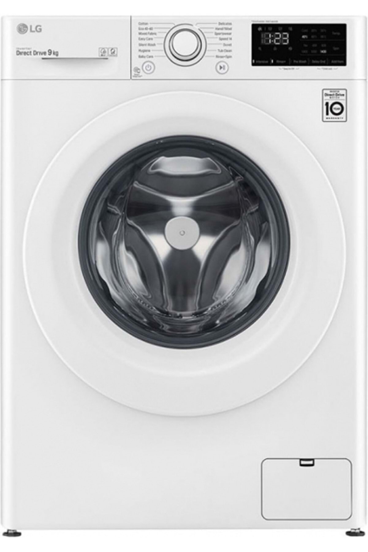 LG F4v3vyw3we Çamaşır Makinesi 9 Kg Yıkama 1400 Devir Beyaz