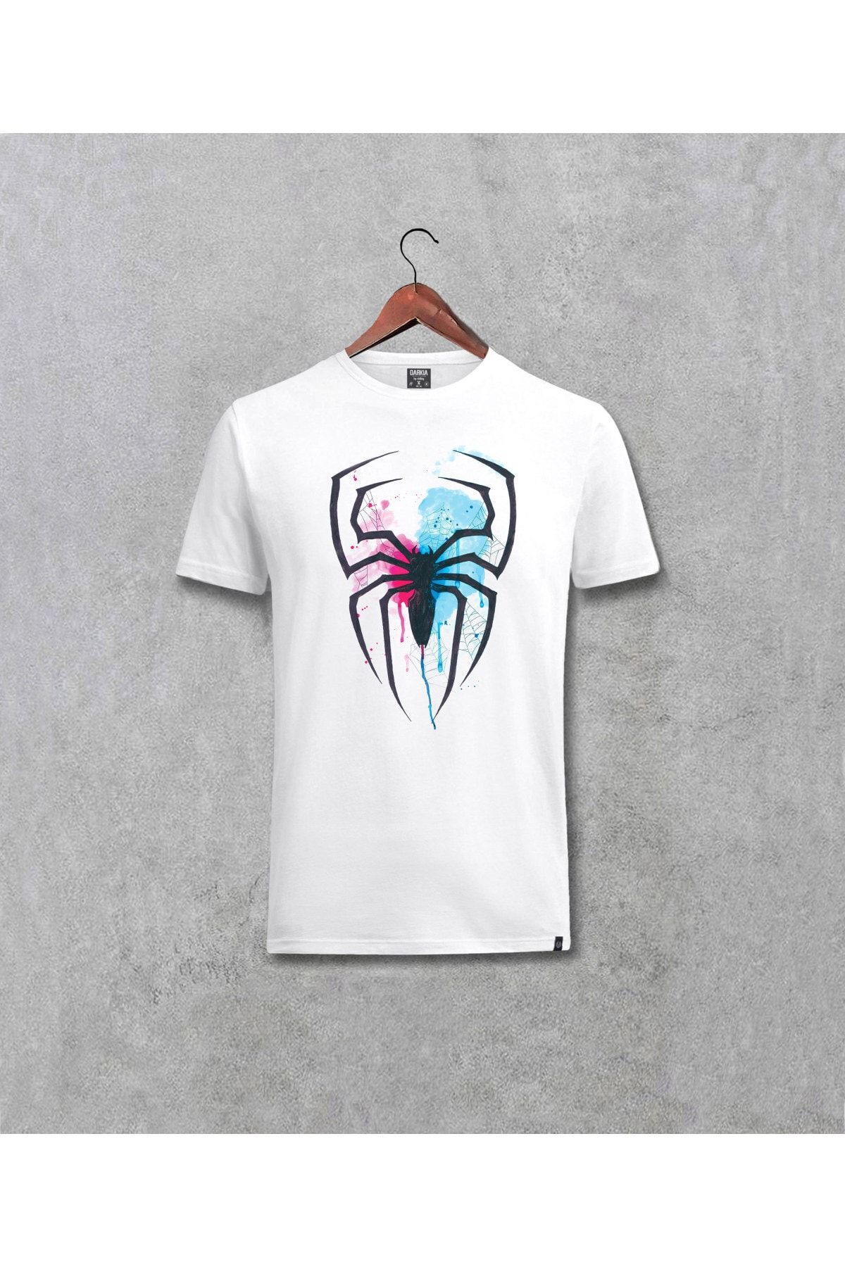 Darkia Spiderman Örümcek Adam Tasarım Baskılı Tasarım Tişört