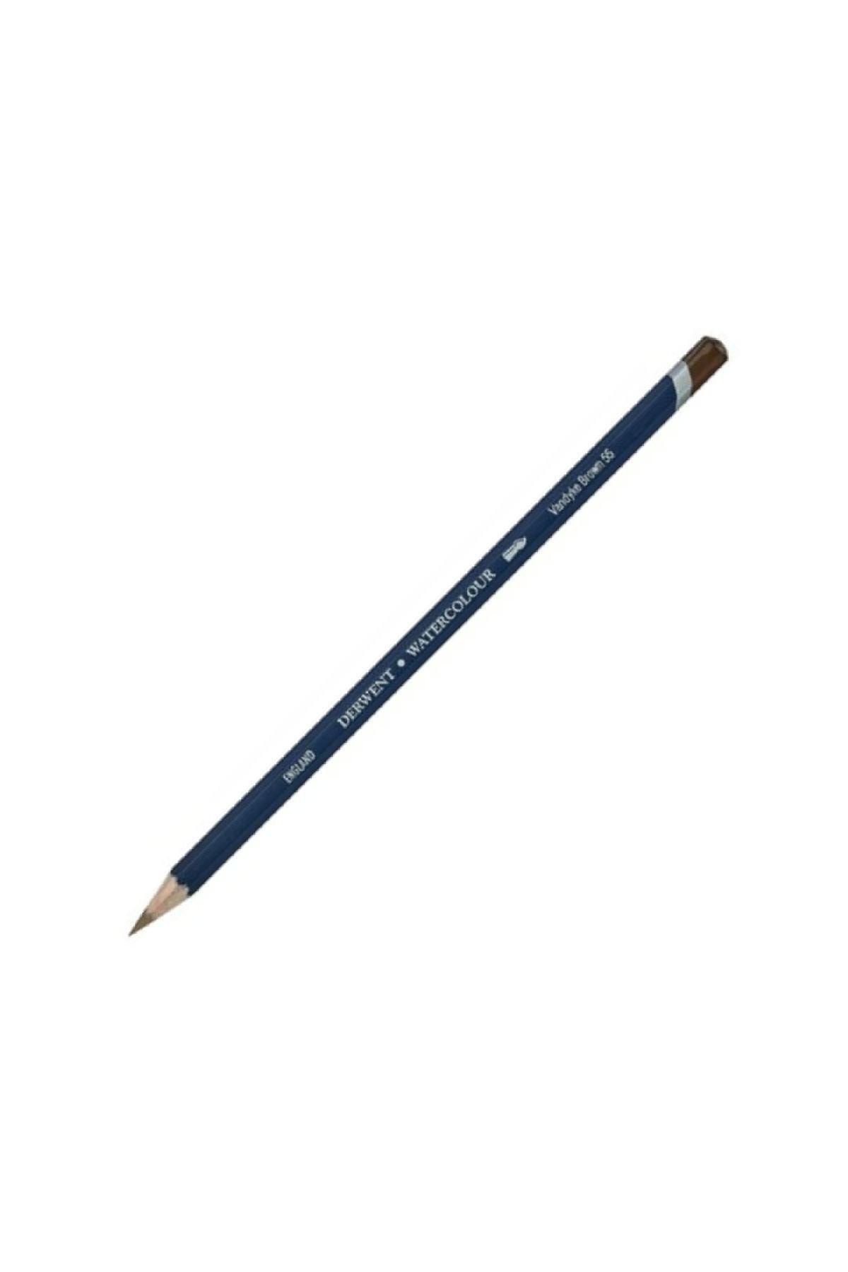 Derwent Watercolour Pencil (sulu Boya Kalemi) Vandyke Brown (55)