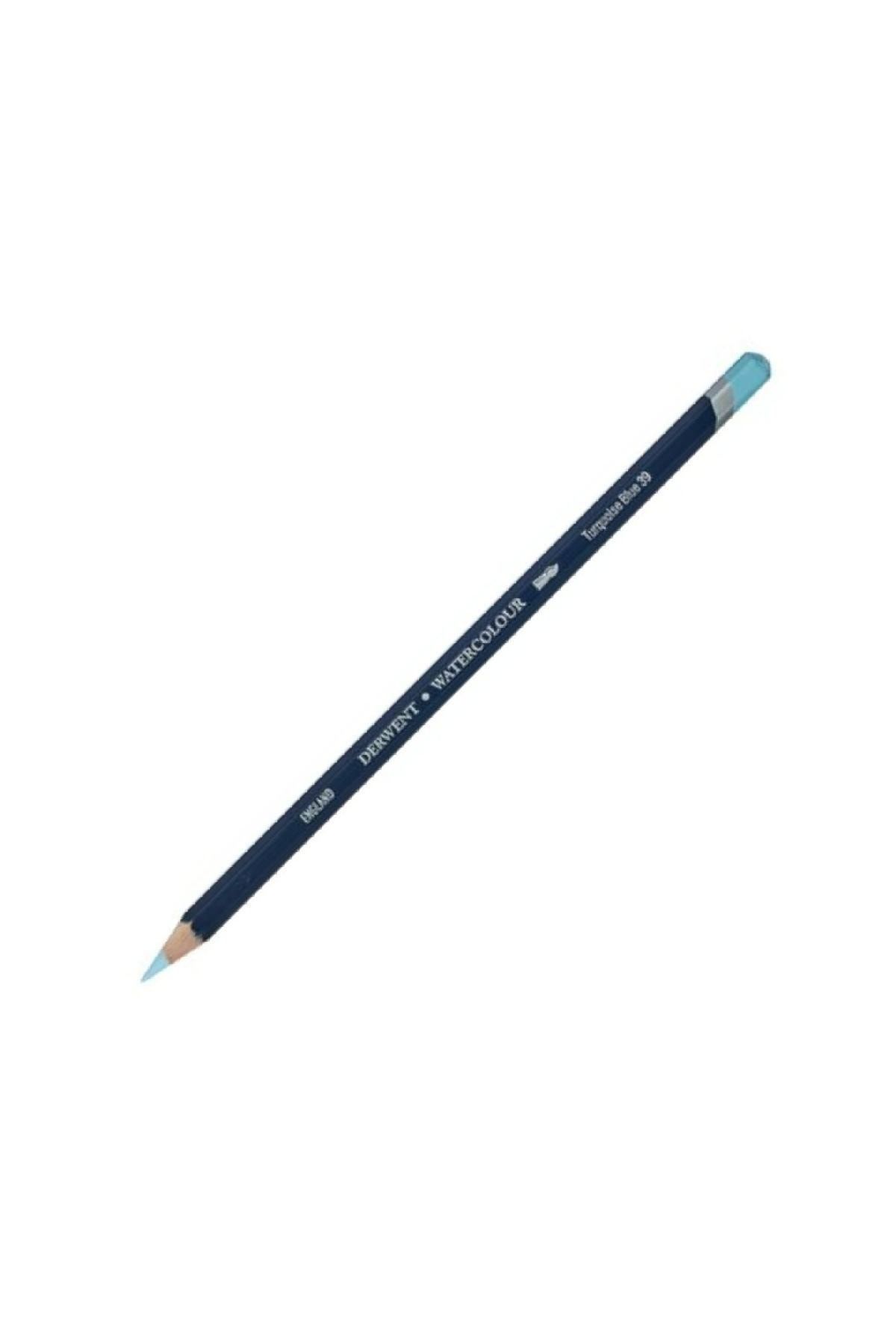 Derwent Watercolour Pencil (sulu Boya Kalemi) Torquoise Blue (39)