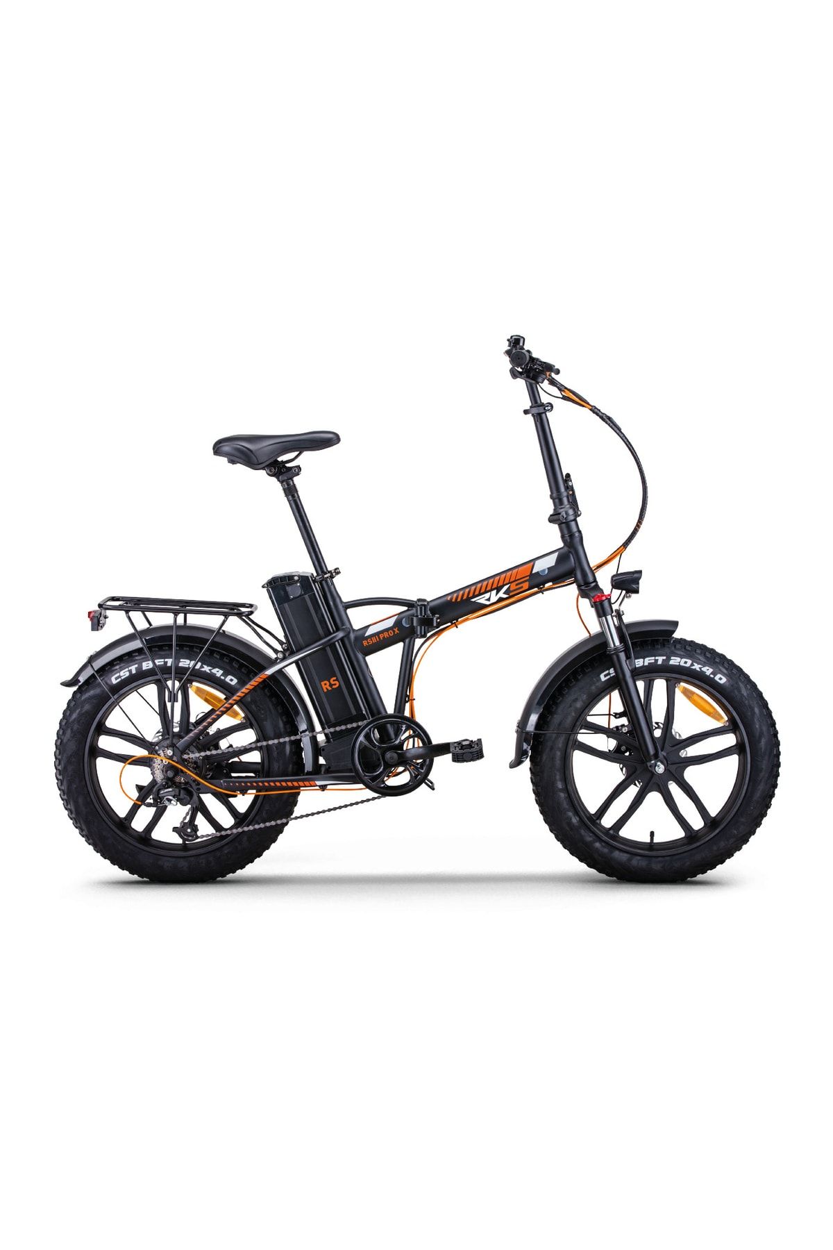 RKS Rs3 Pro X Katlanabilir Elektrikli Bisiklet - Siyah