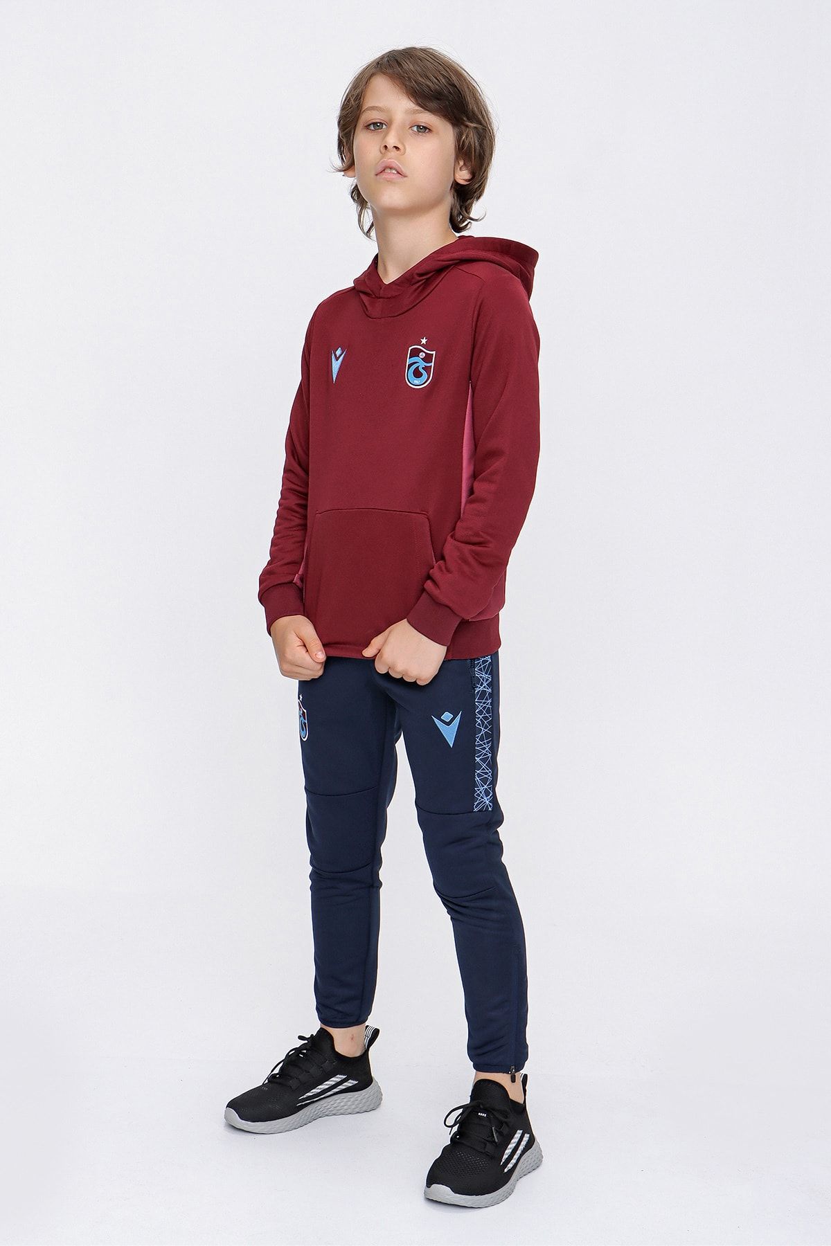 Trabzonspor Macron Kapşonlu Sweatshirt Genç