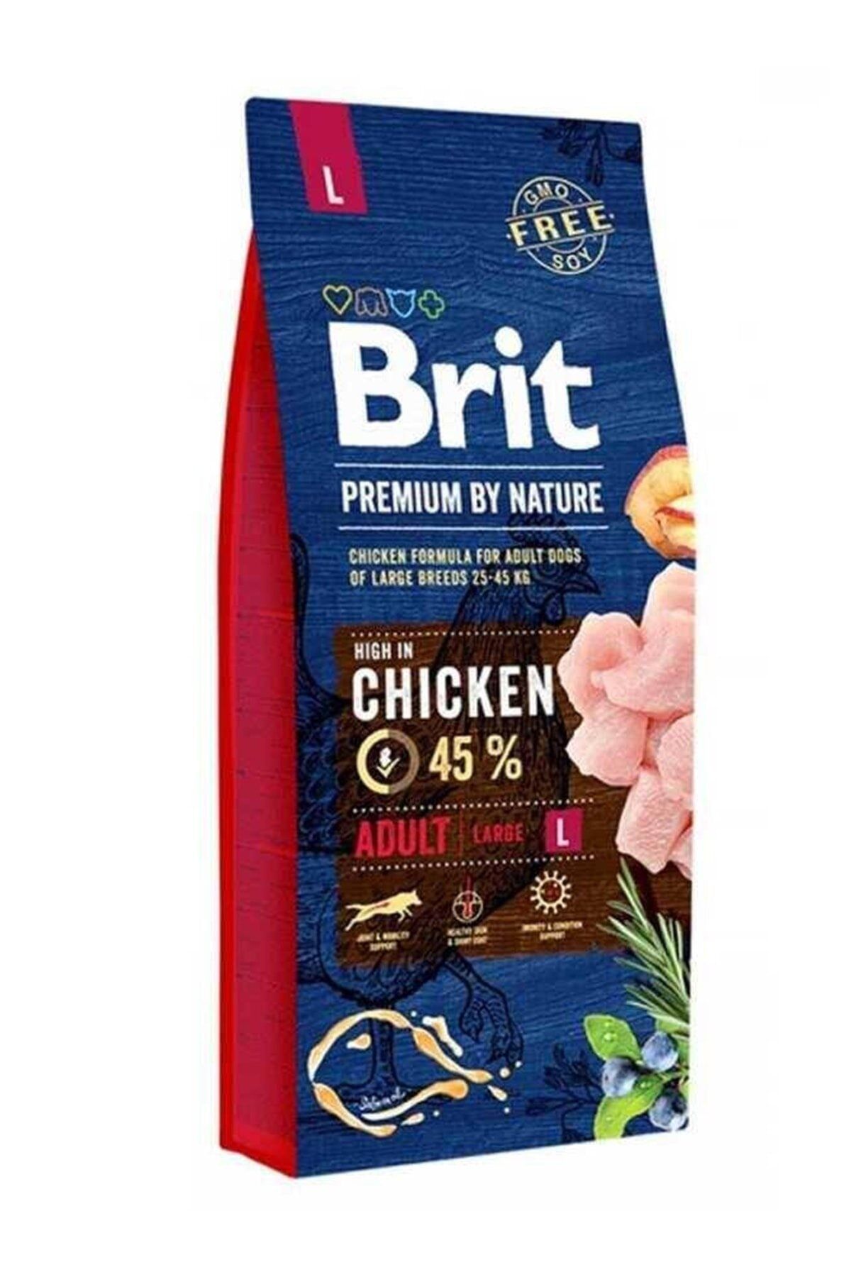 Brit Care Premium By Nature Adult L Büyük Irk Tavuklu Yetişkin Köpek Maması 15 Kg