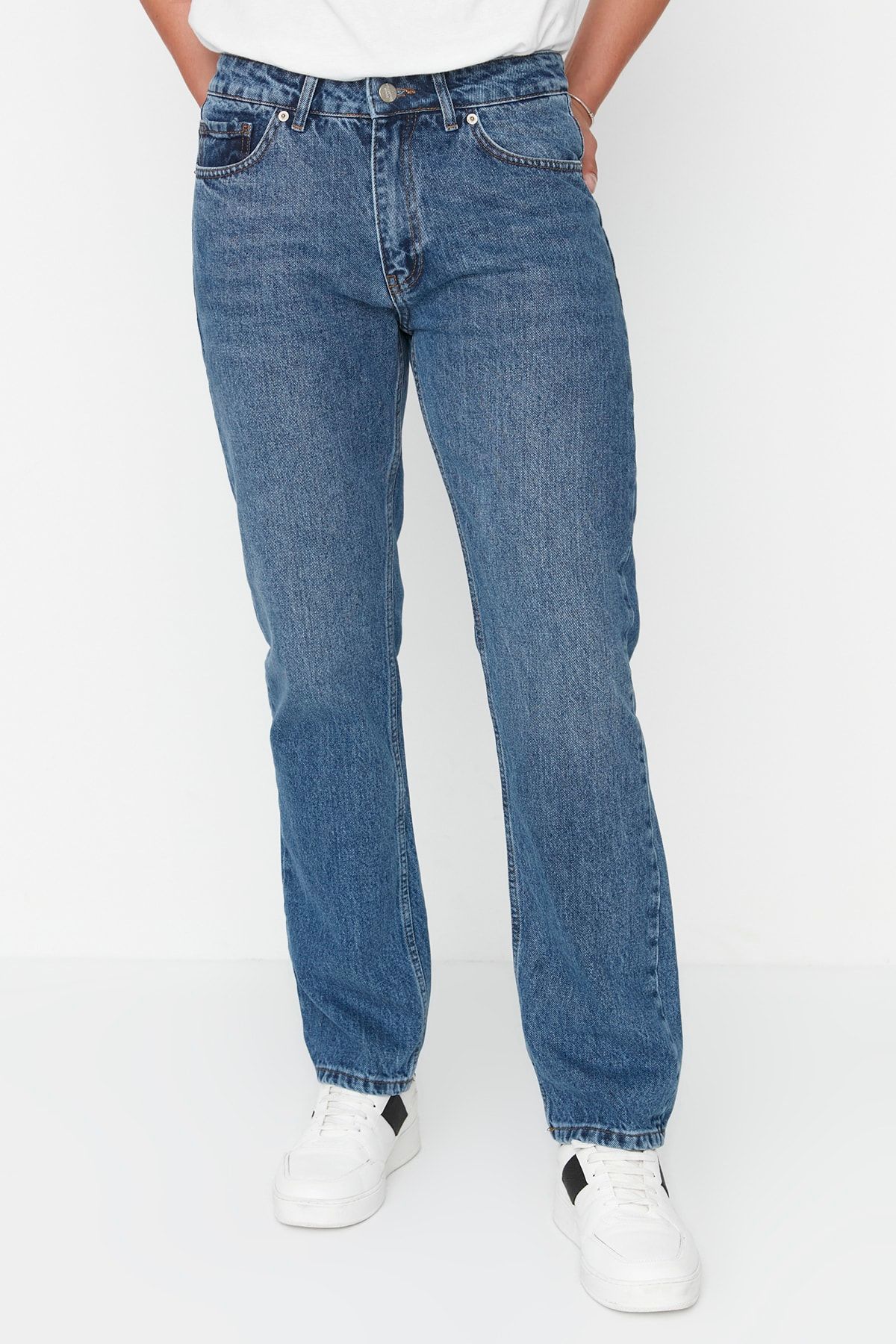 TRENDYOL MAN Mavi  Regular Fit Jeans TMNAW22JE0508