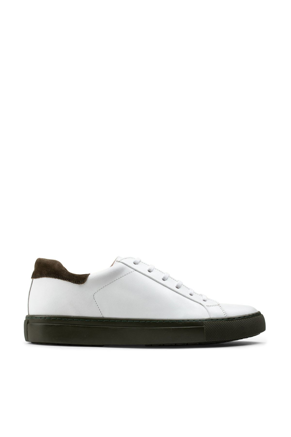 Deery Hakiki Deri Beyaz Sneaker Erkek Ayakkabı