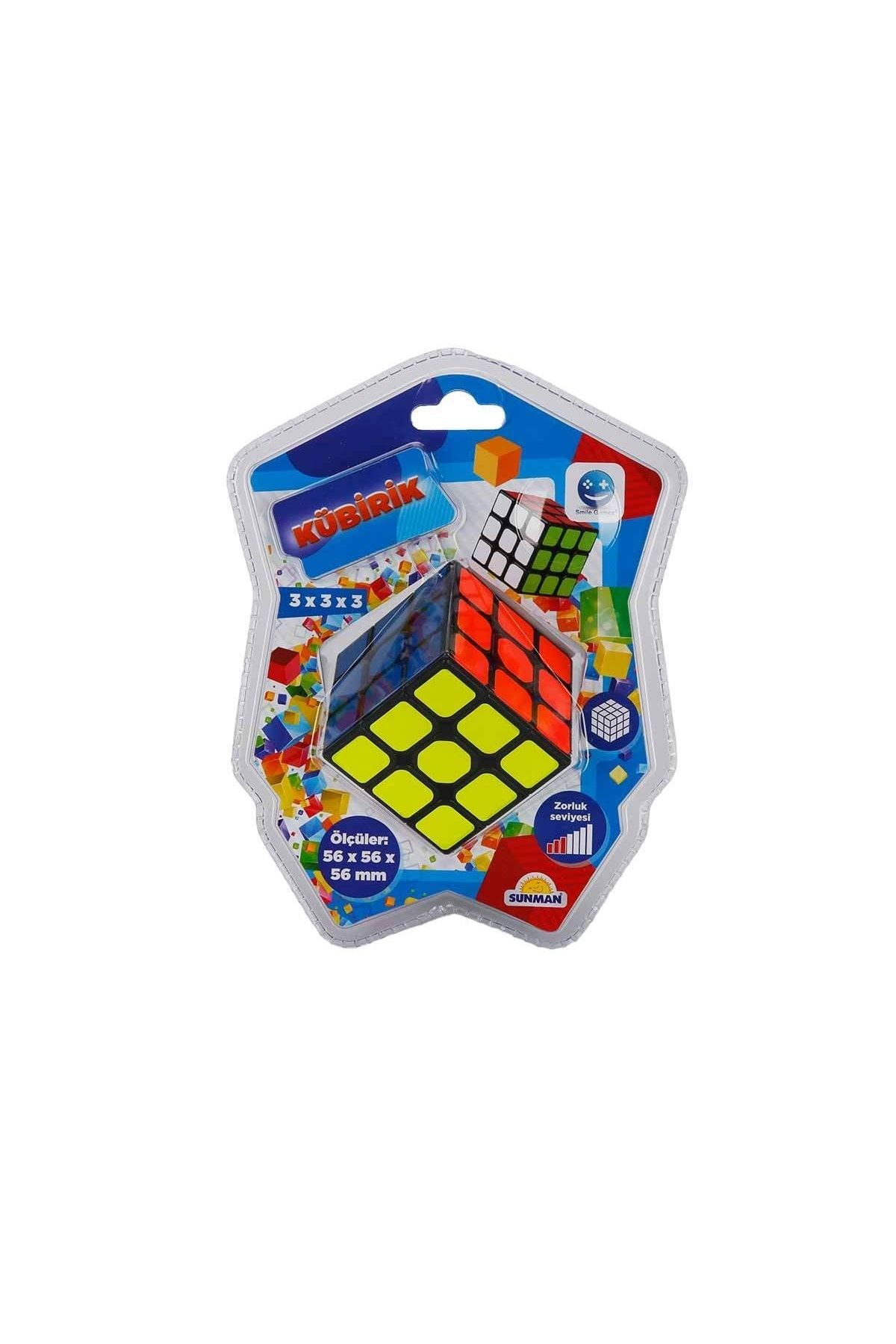 Sunman Smile Games Kübirik 3x3x3 Rubik Akıl Ve Zeka Küpü Oyunu