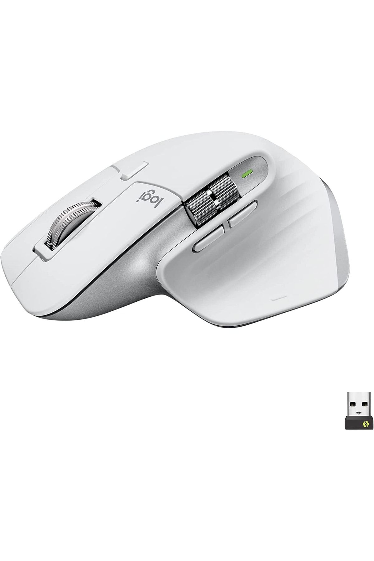 logitech MX Master 3S 8.000 DPI Optik Sensörlü Sessiz Kablosuz Mouse - Beyaz