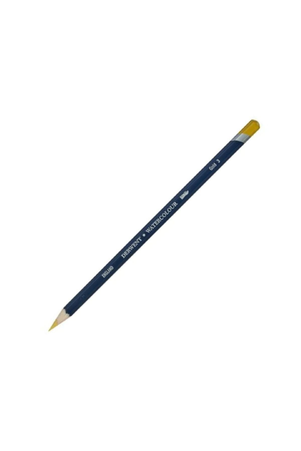 Derwent Watercolour Pencil (sulu Boya Kalemi) Gold (03)