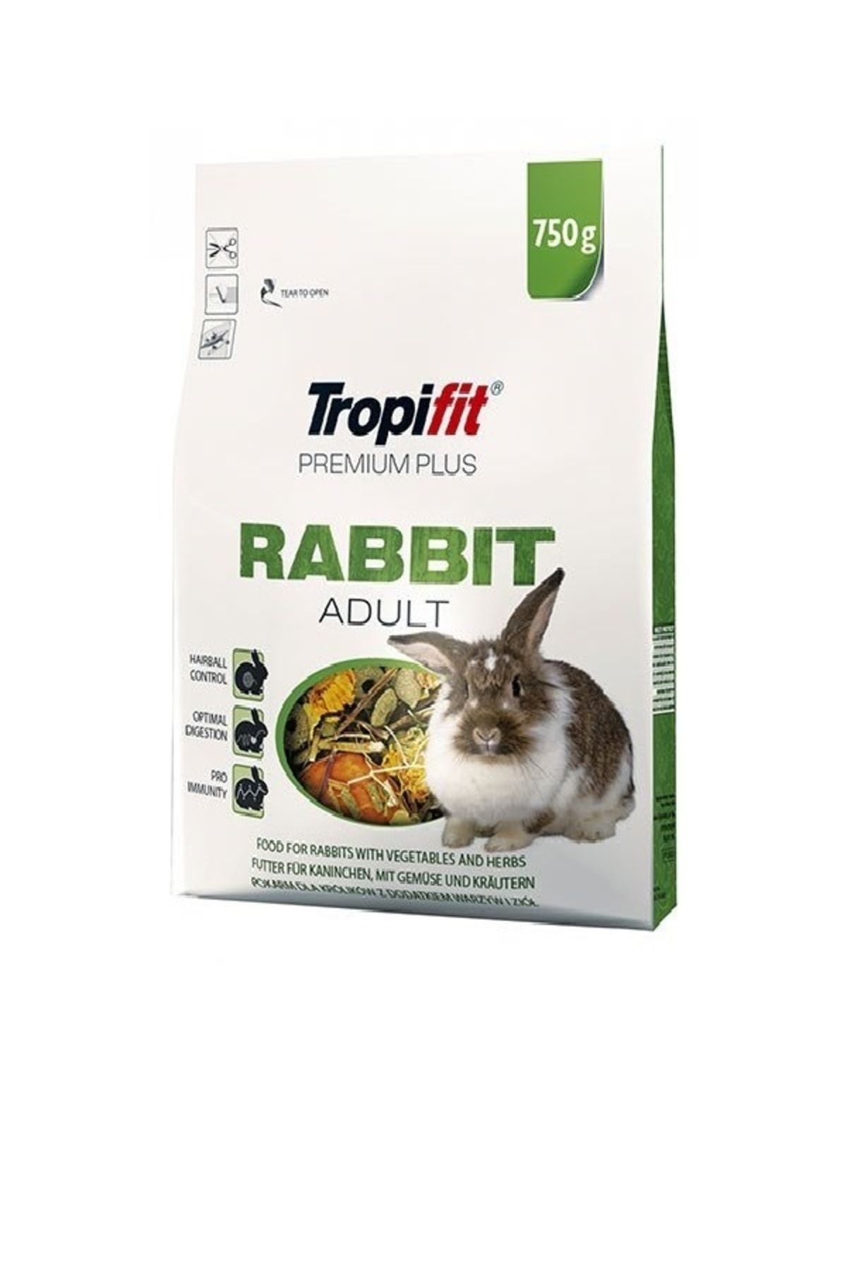 Tropifit Premium Plus Tavşan 750g Paket Tavşan Yemi