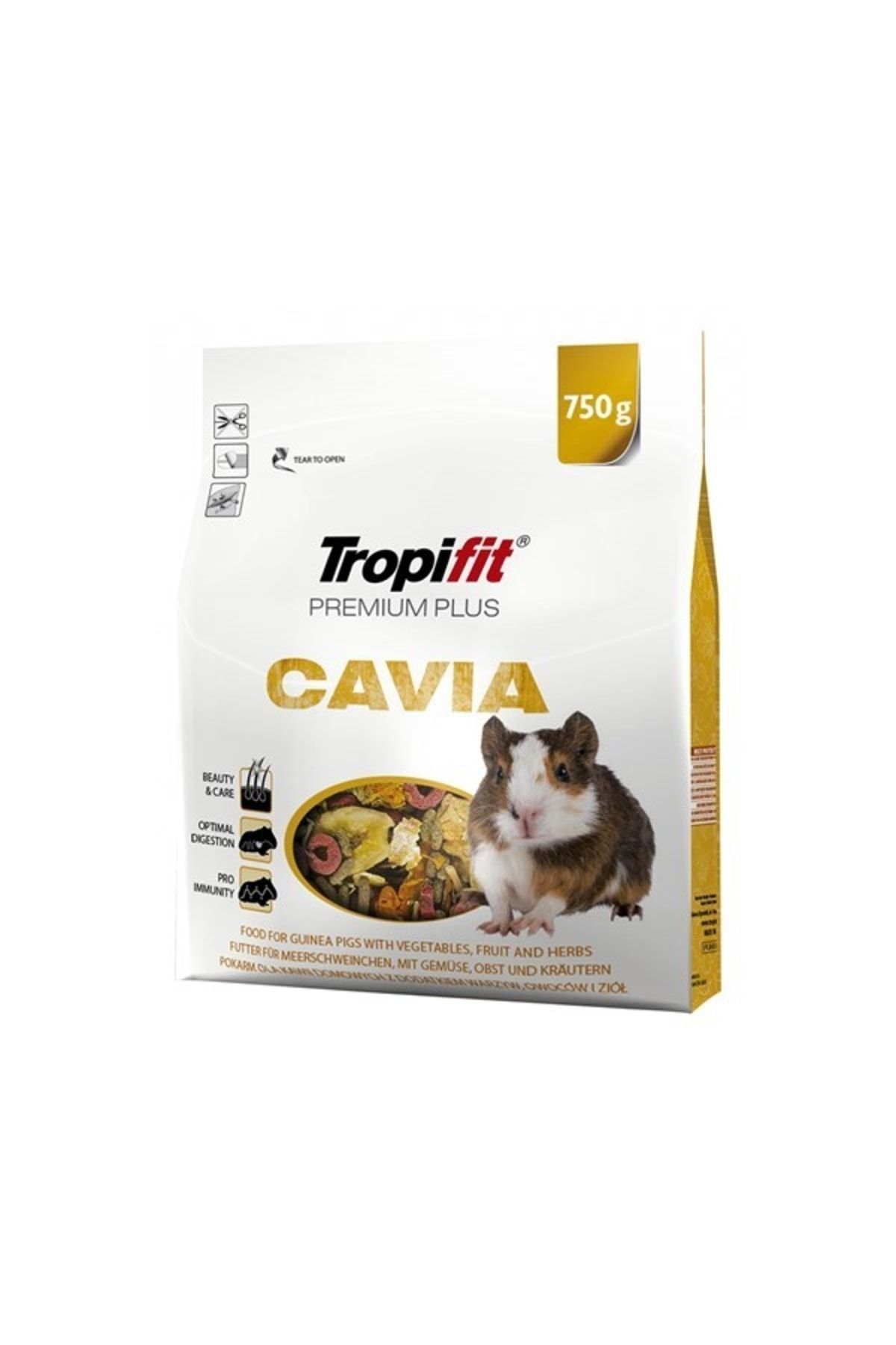 Tropifit Cavia Premium Plus Guniea Pig Yemi 750 Gr