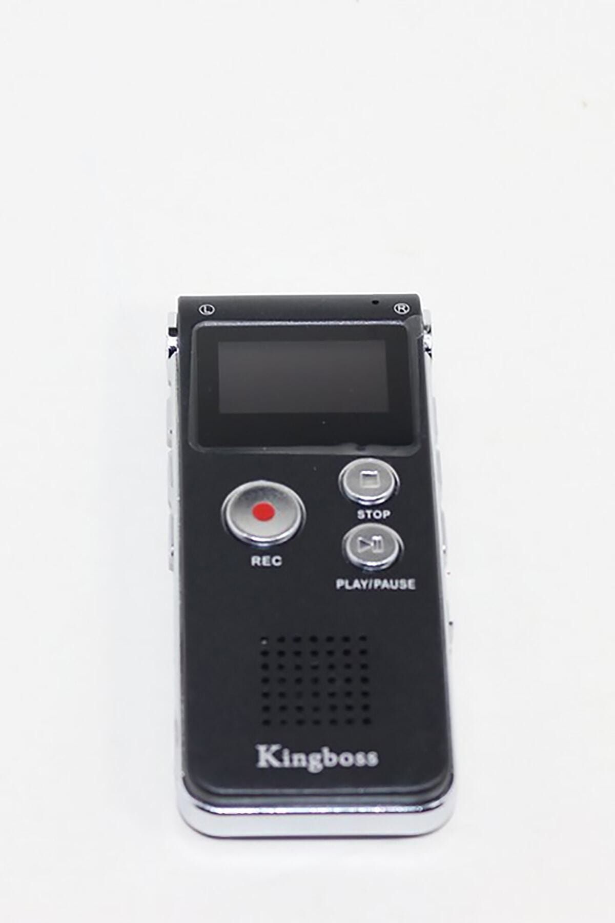 Kingboss Profesyonel Dijital Ekranlı Ses Kaıyt Cihazı 8 Gb